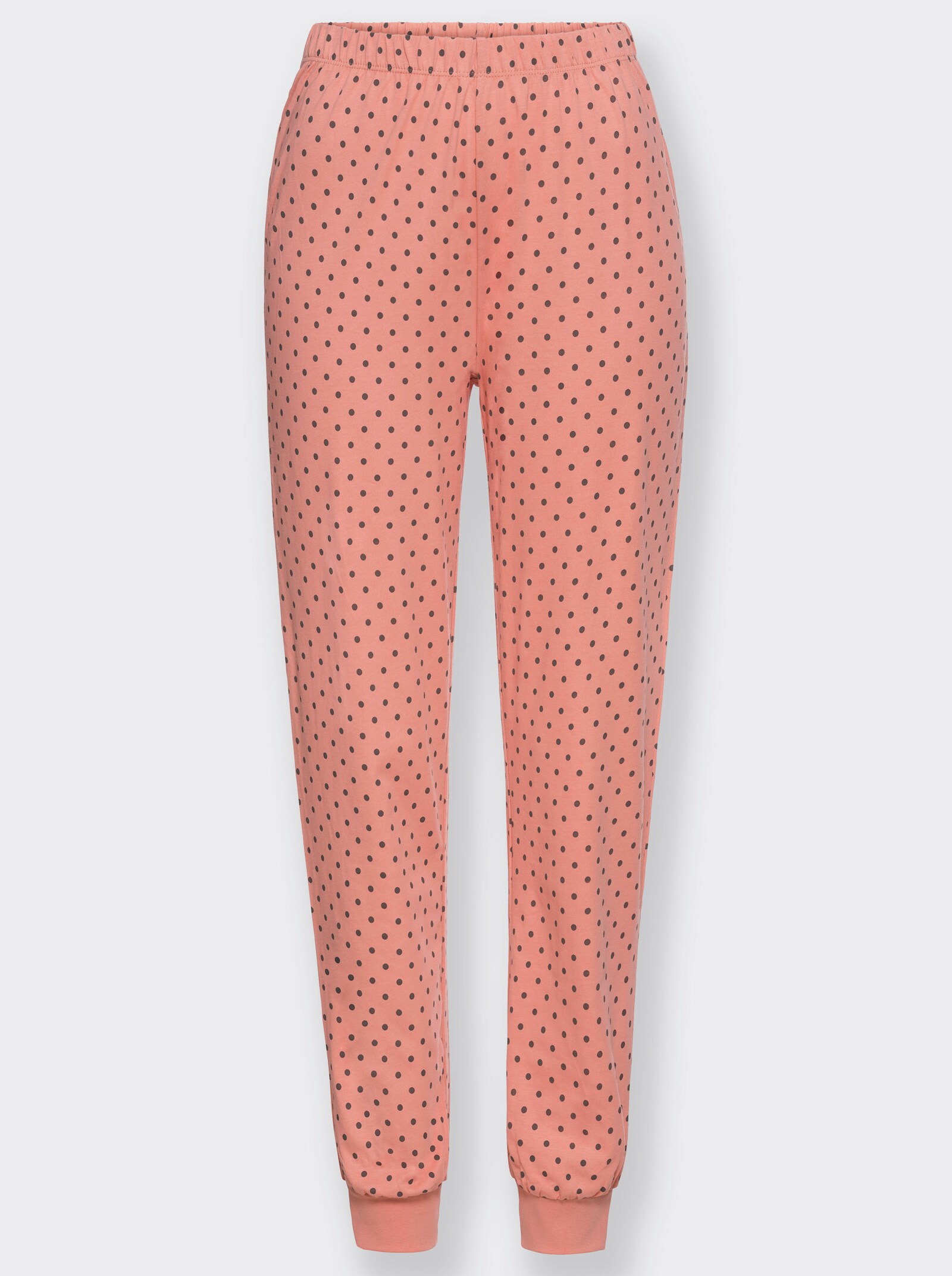 wäschepur Pyžamo s puntíkovaným vzorem - meruňková