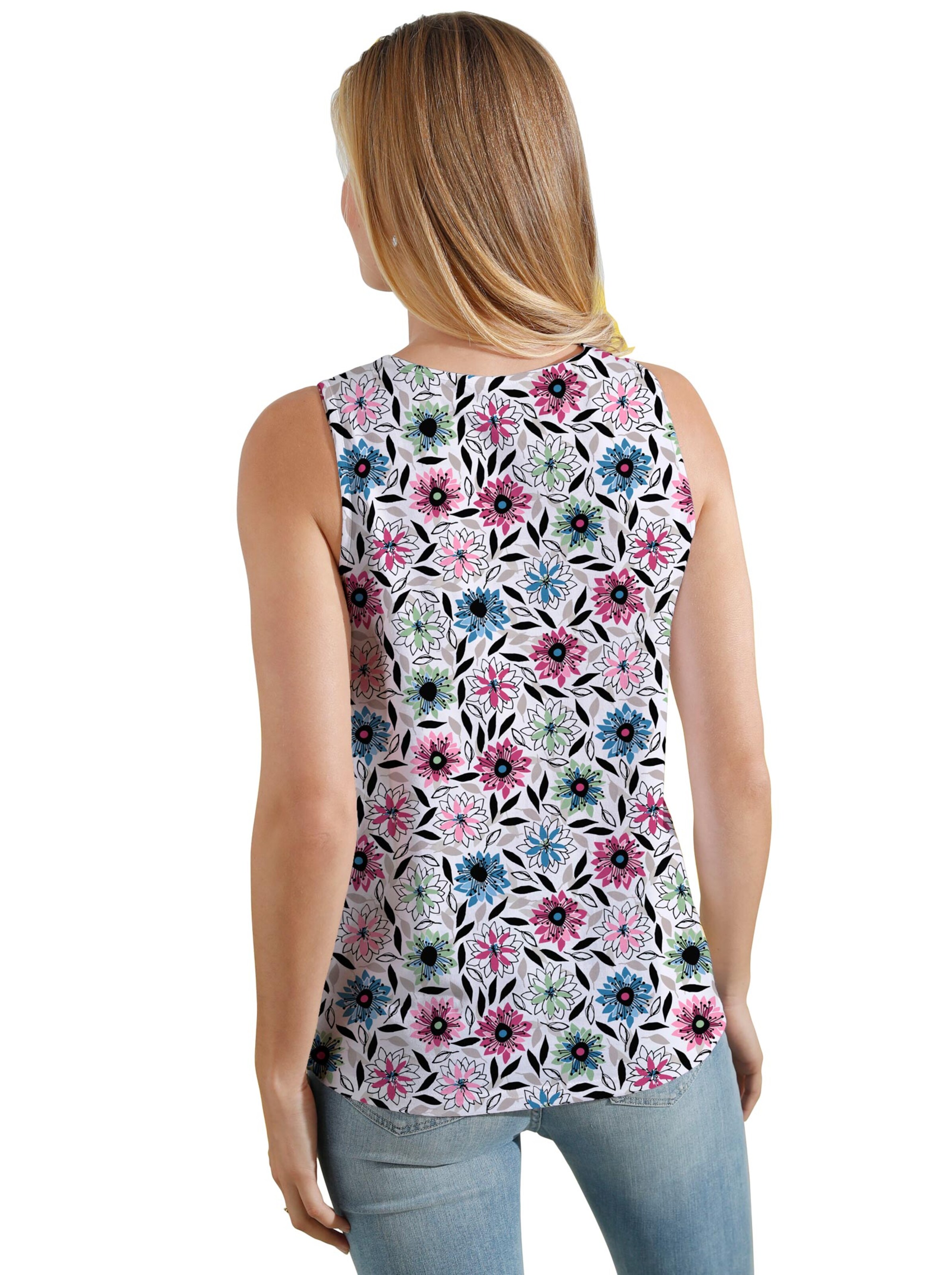 Shirttop - weiß-bedruckt