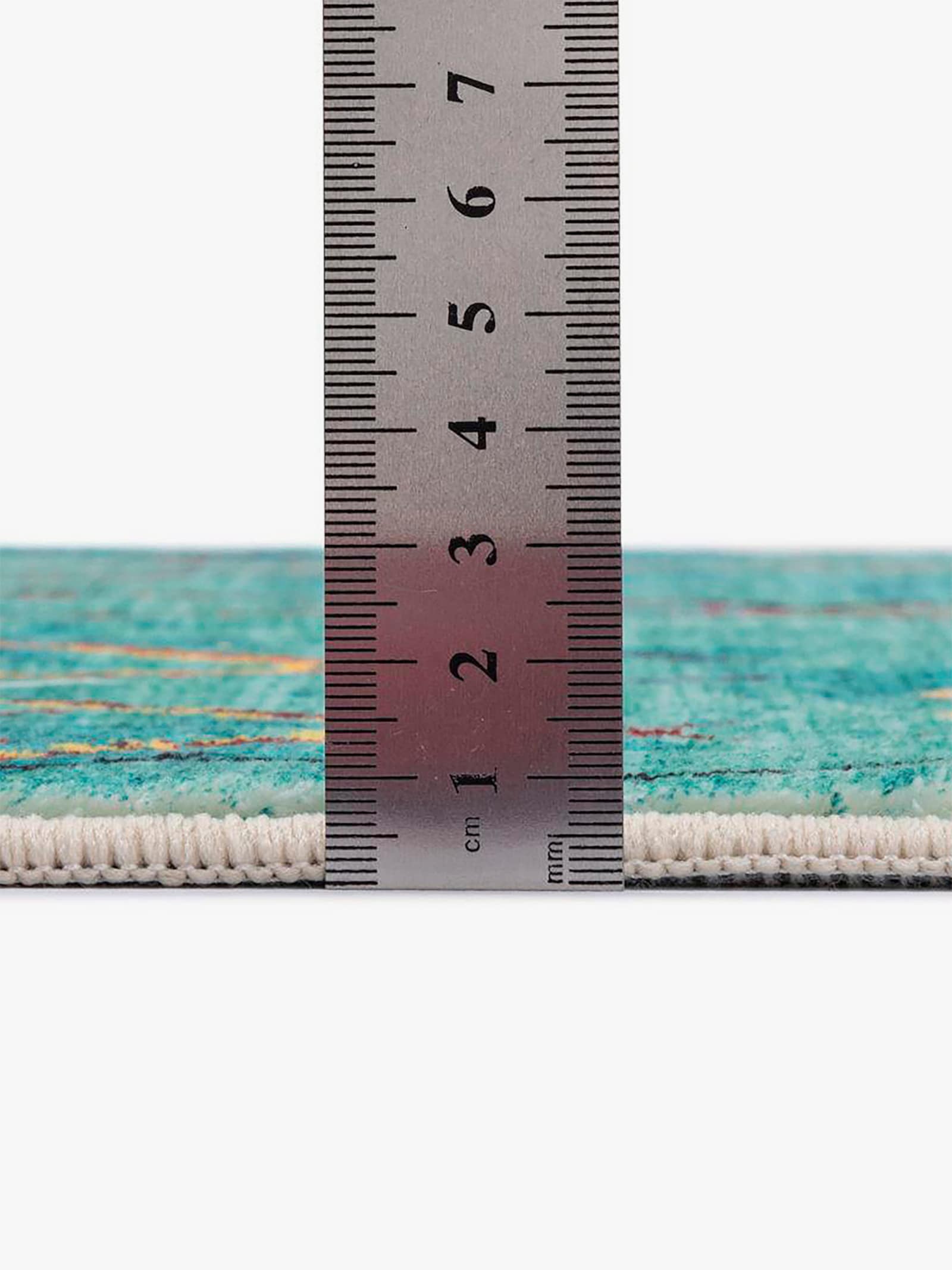 Theko Badematte - türkis-bunt