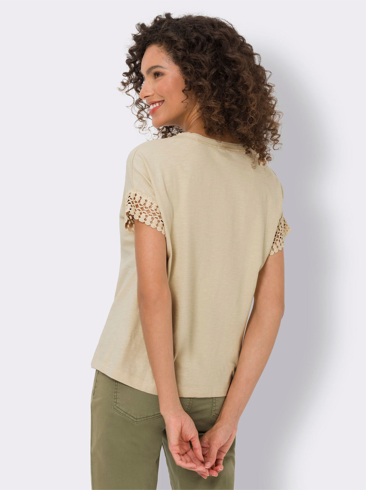 heine T-shirt - zand