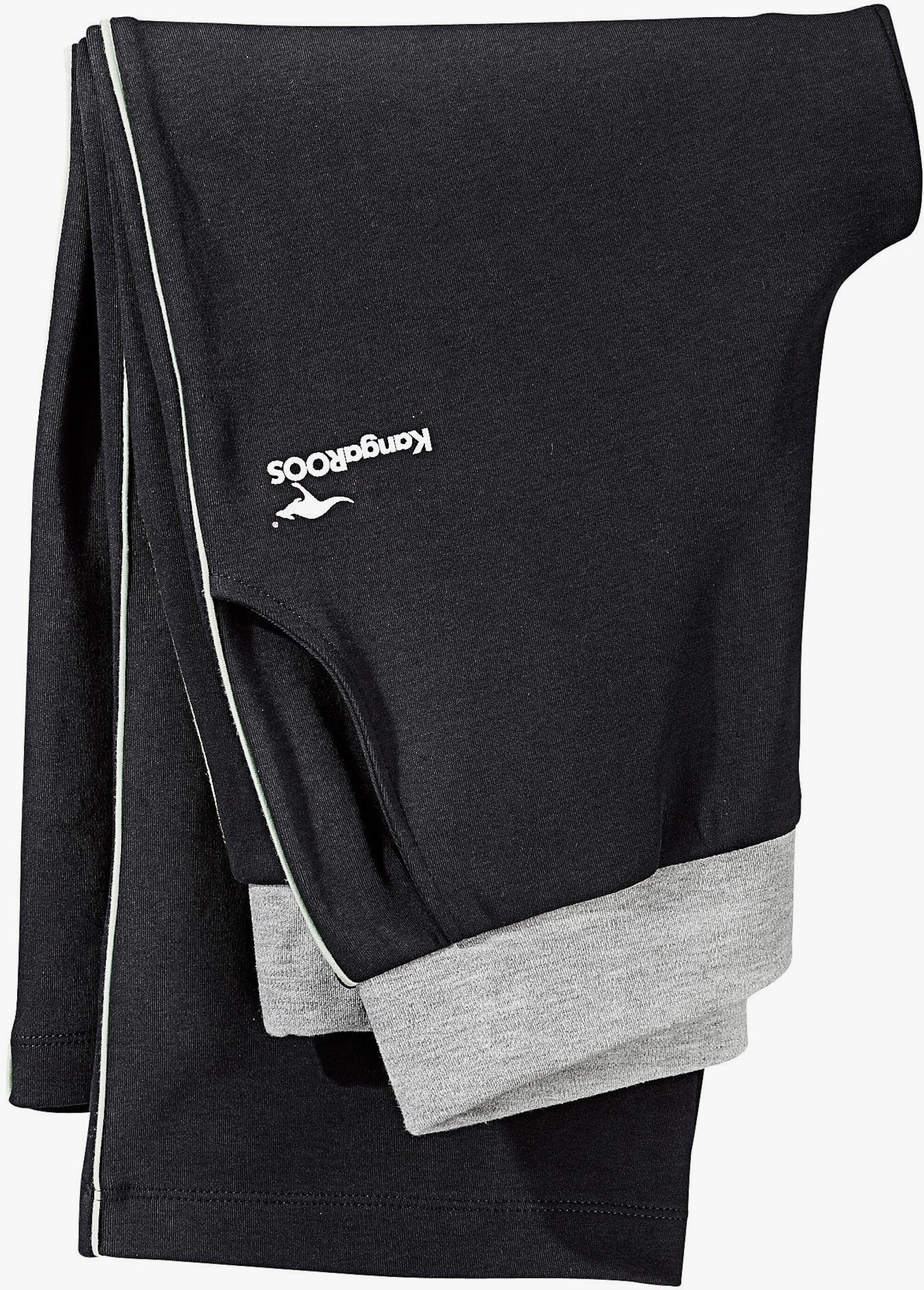 KangaROOS Relaxhose - schwarz-weiss-weiss