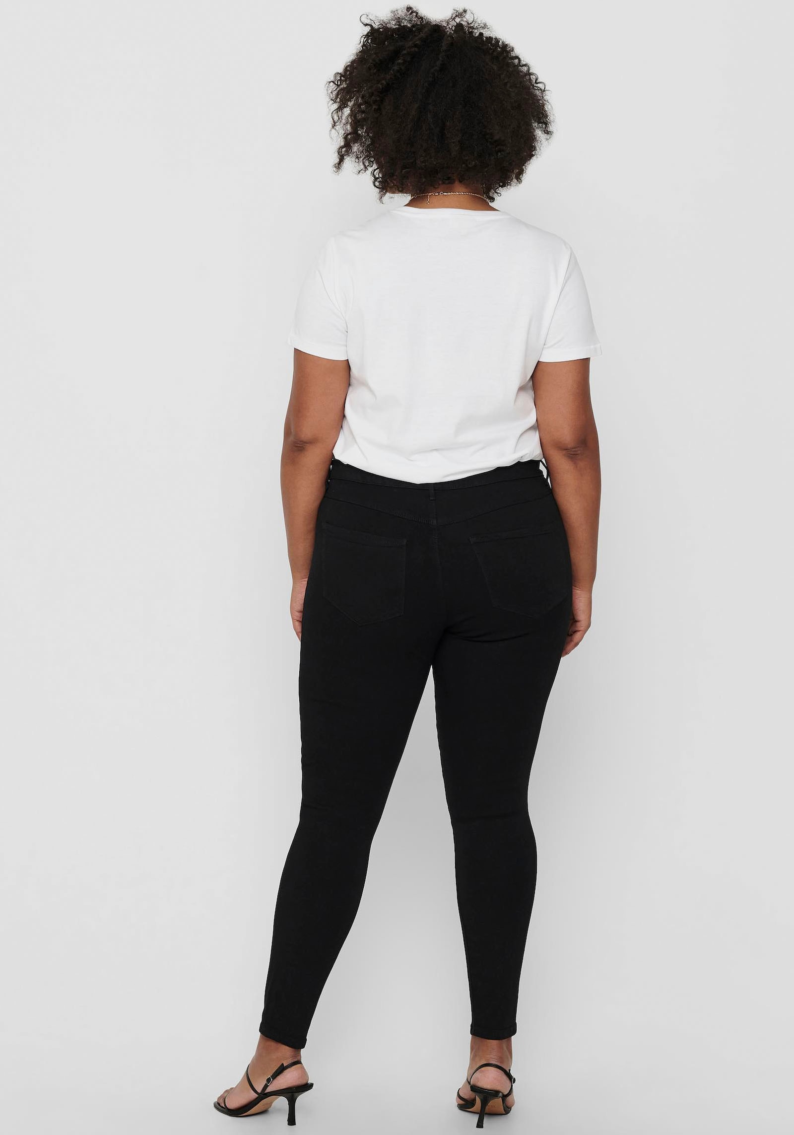 Skinny-fit-Jeans - black