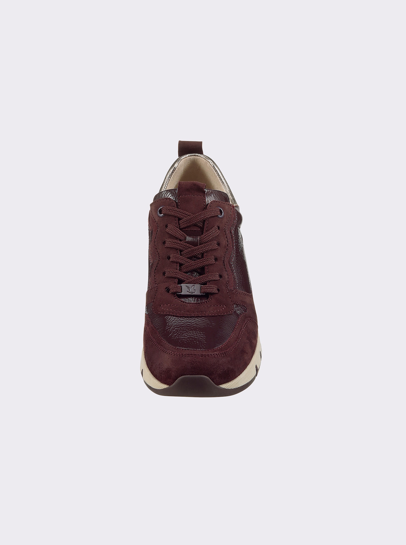 Caprice Sneaker met elastiek opzij - bordeaux