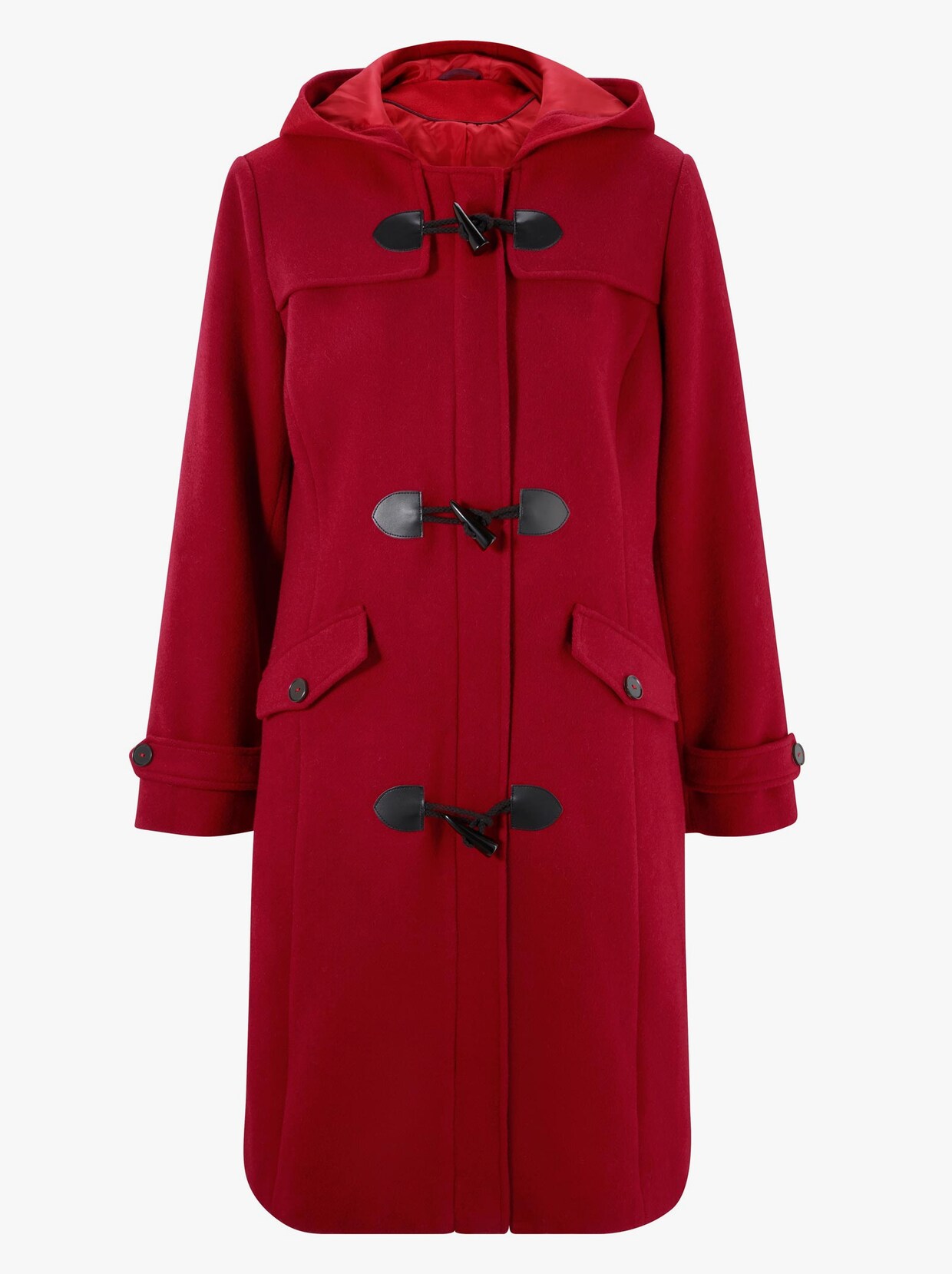 Linea Tesini Dufflecoat - dunkelrot