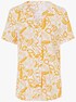 Bluse - ocker-bedruckt