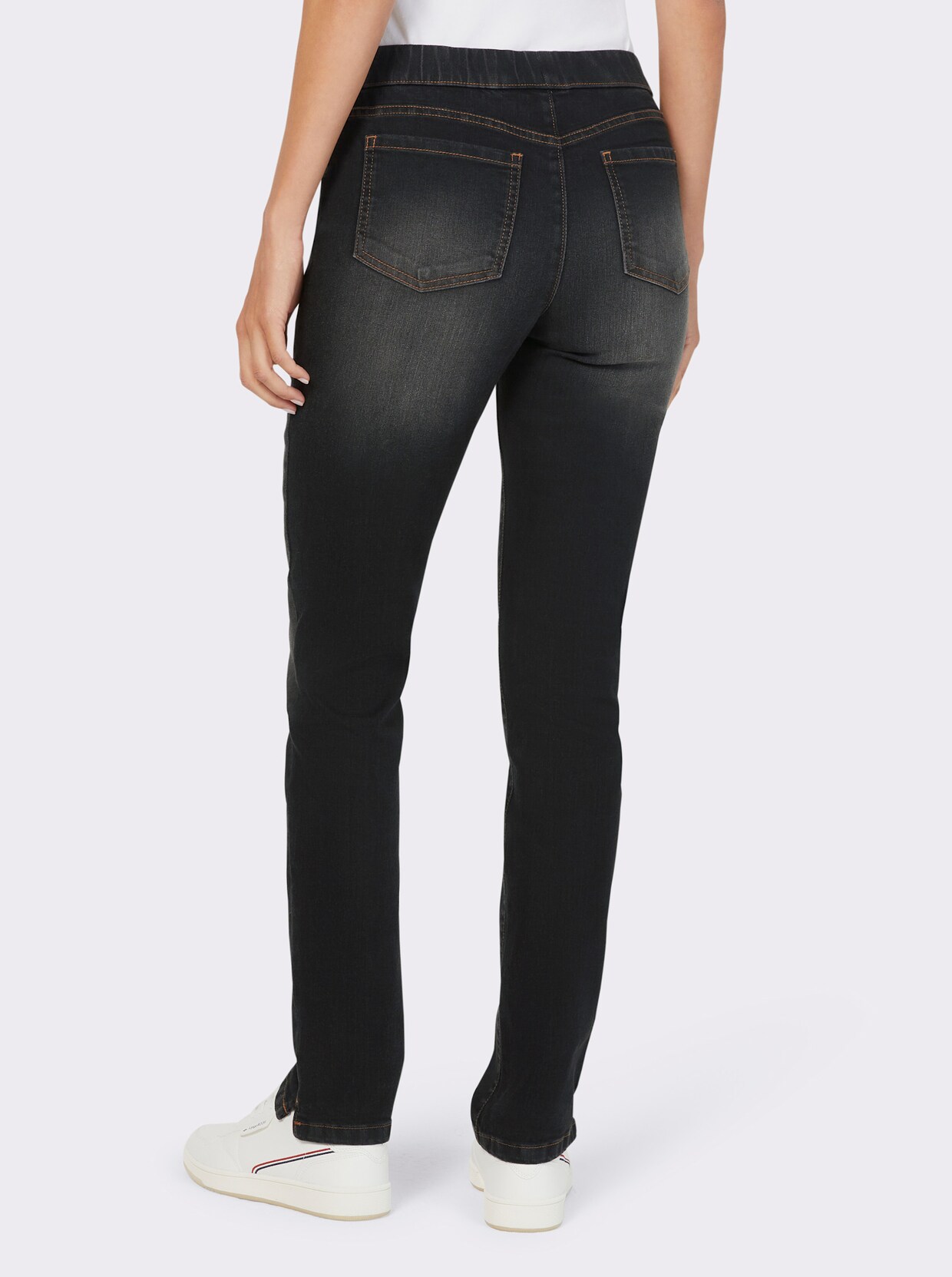 heine Jeanslegging - black denim