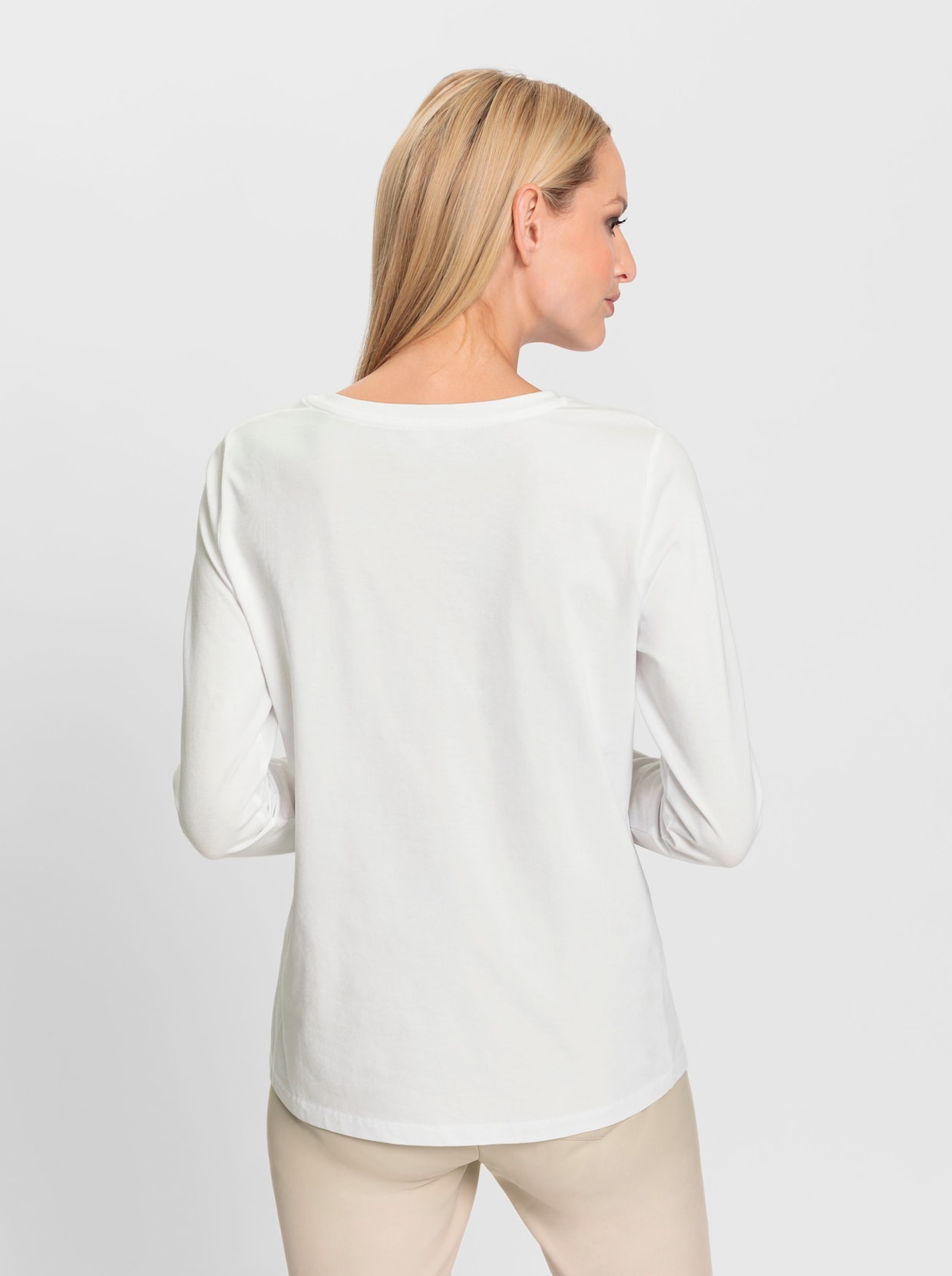 heine T-shirt imprimé - écru