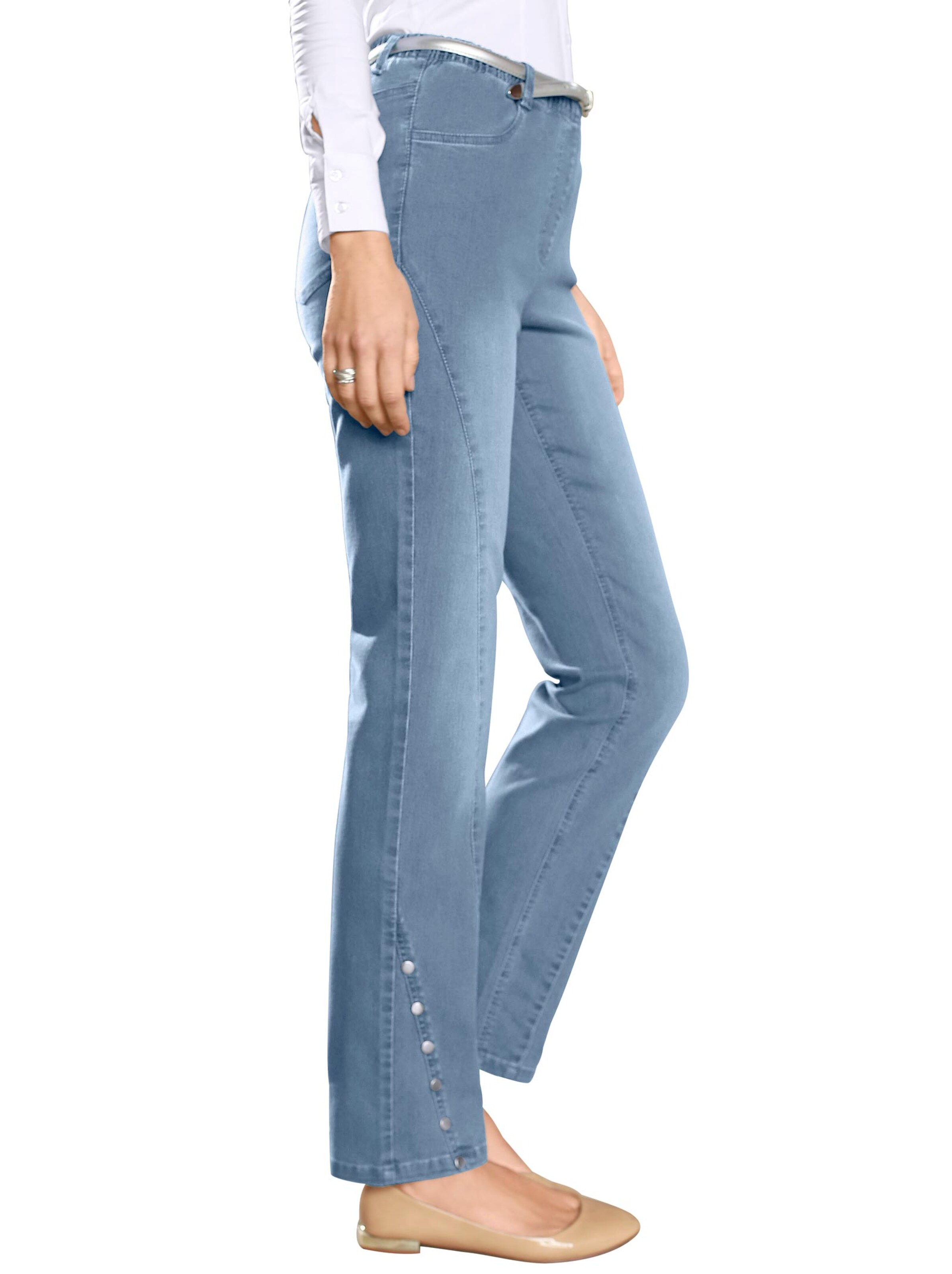 Jeans - blue-bleached