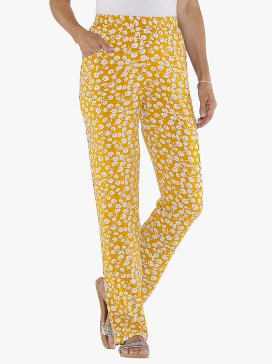 Hose - gelb-bedruckt