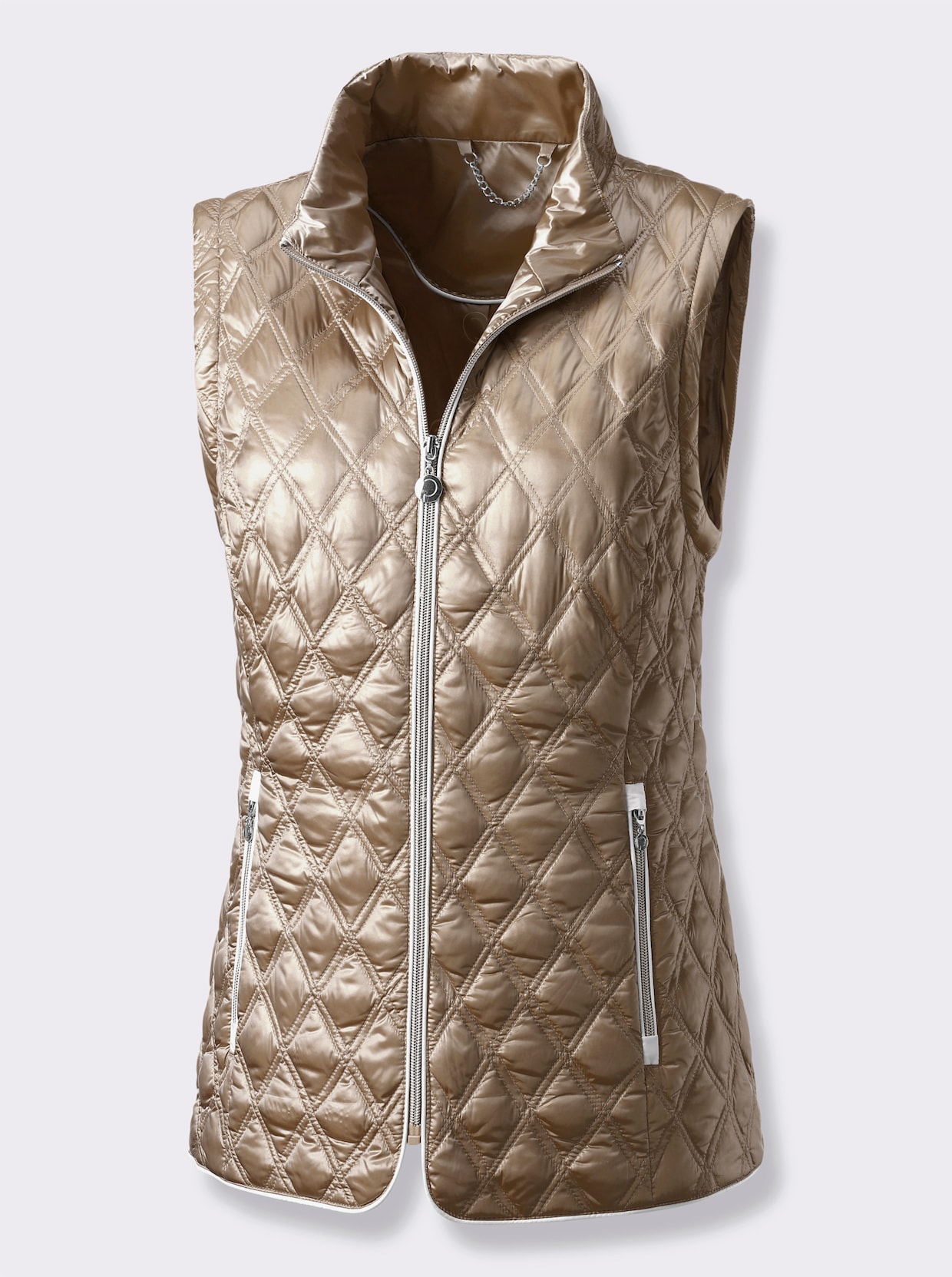 CREATION L PREMIUM Leichtdaunenjacke mit 2 Tragevarianten - beige