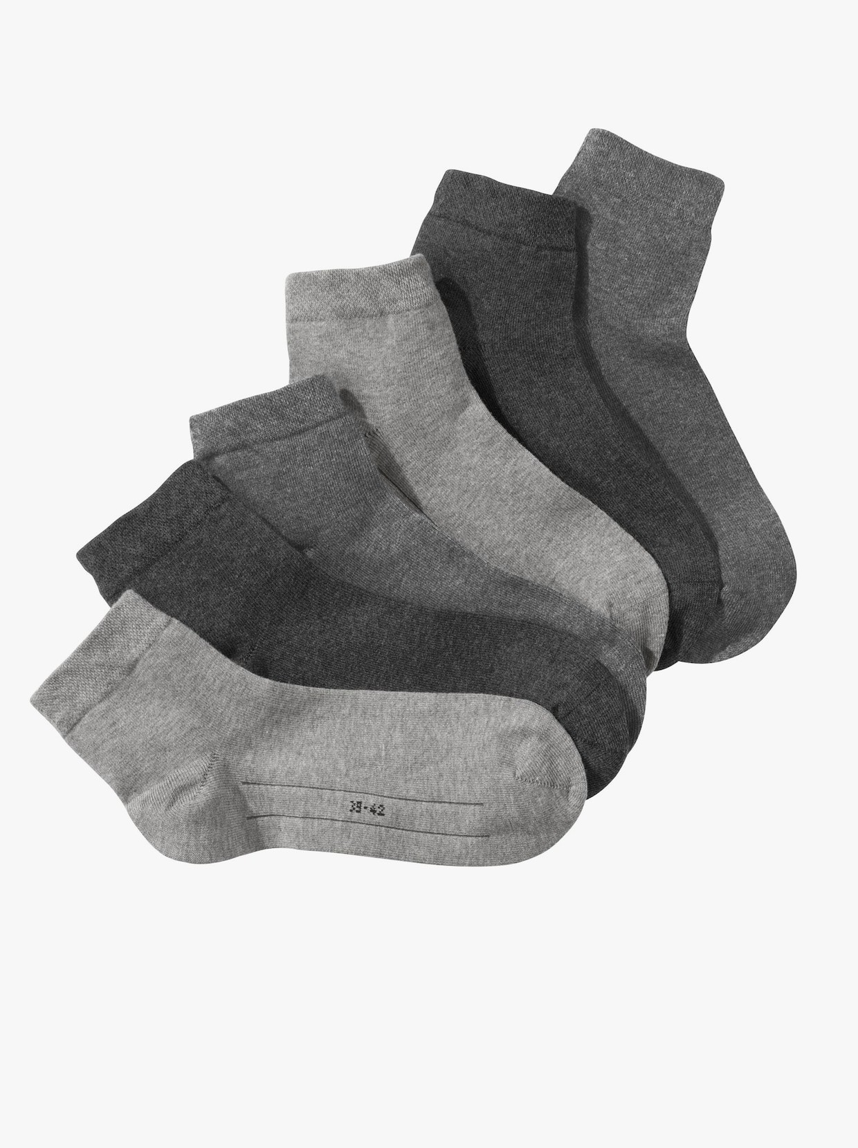 Camano Kurzschaft-Socken - grau