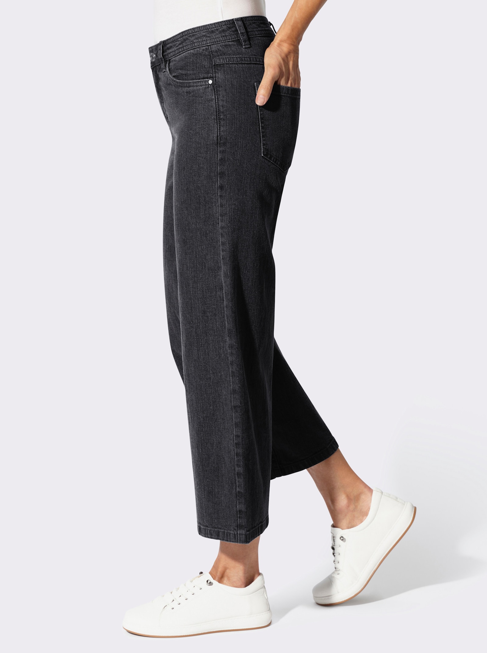 Culotte - black denim