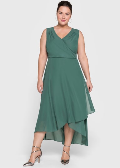 sheego Abendkleid - opalgrün