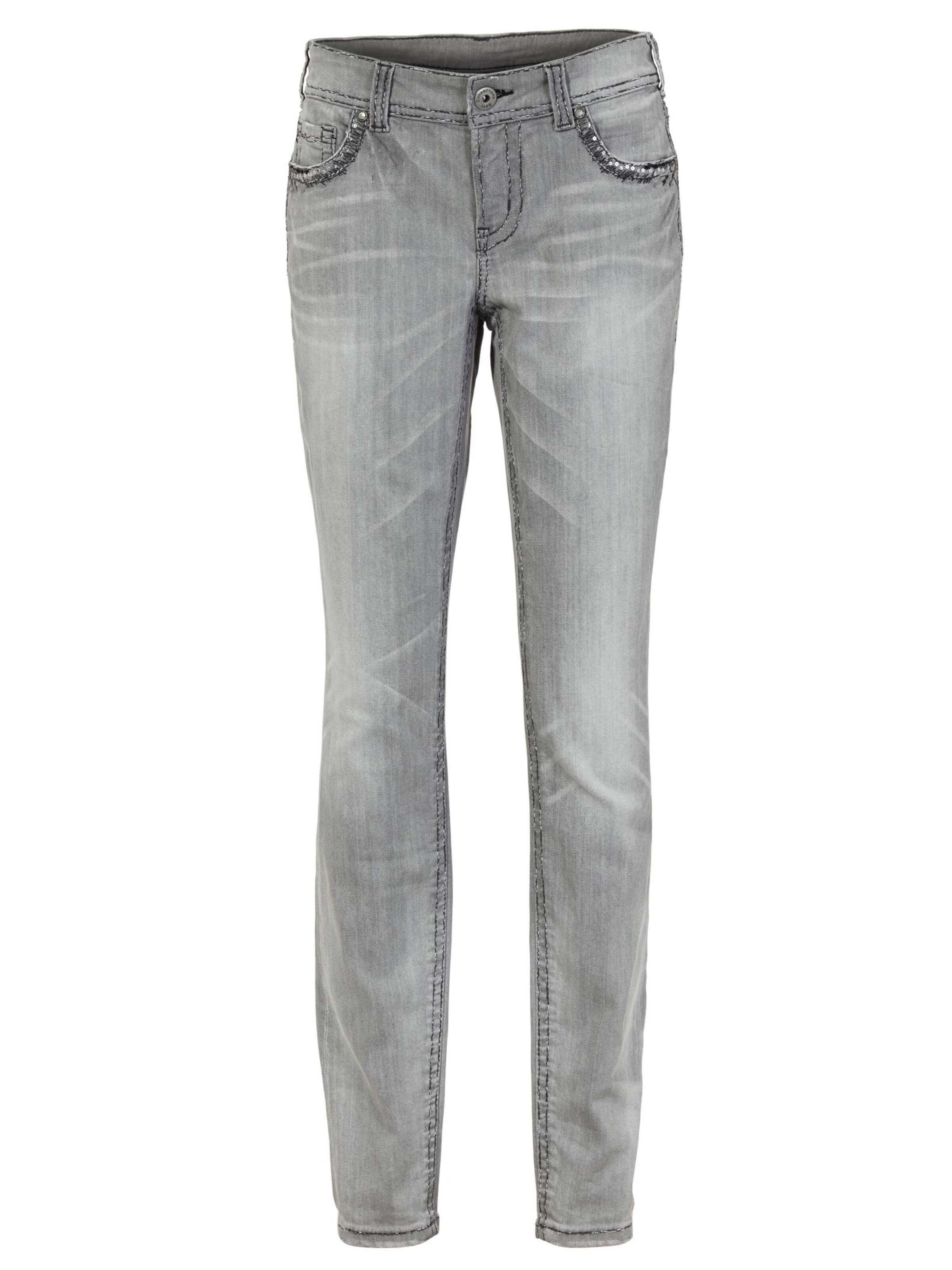 Damenmode Jeans Rick Cardona Bauchweg-Jeans in grey denim 