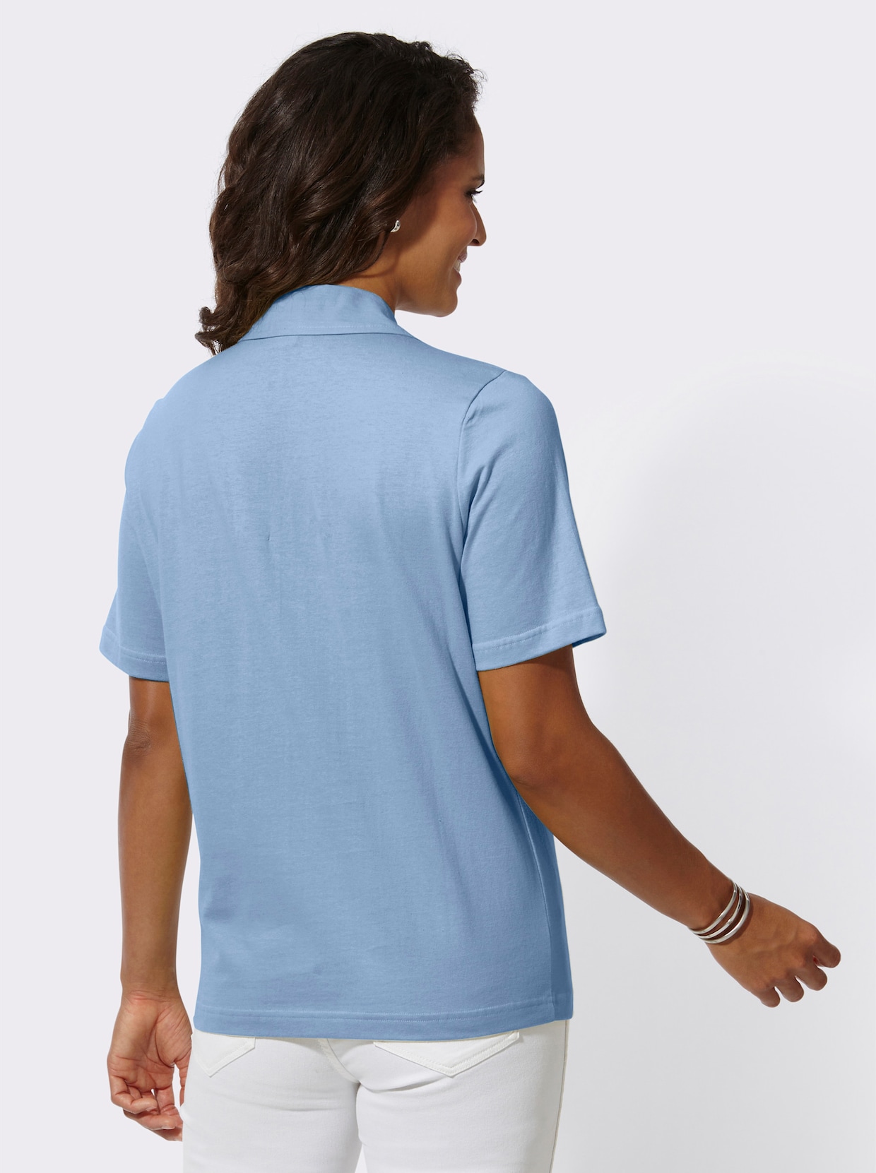 Poloshirt - ijsblauw