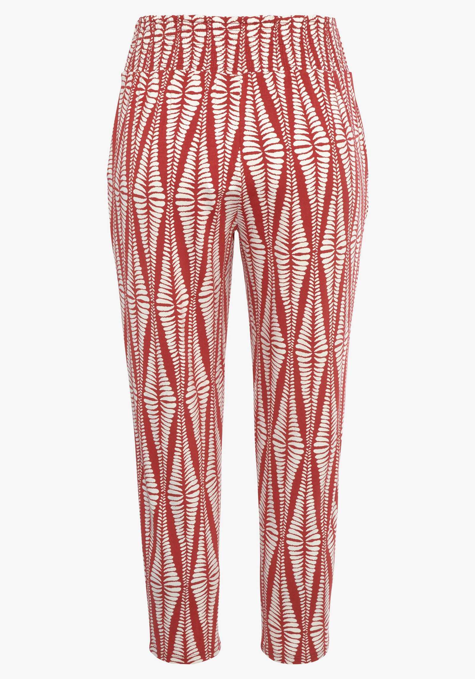 LASCANA 7/8-broek - terracotta/crème bedrukt