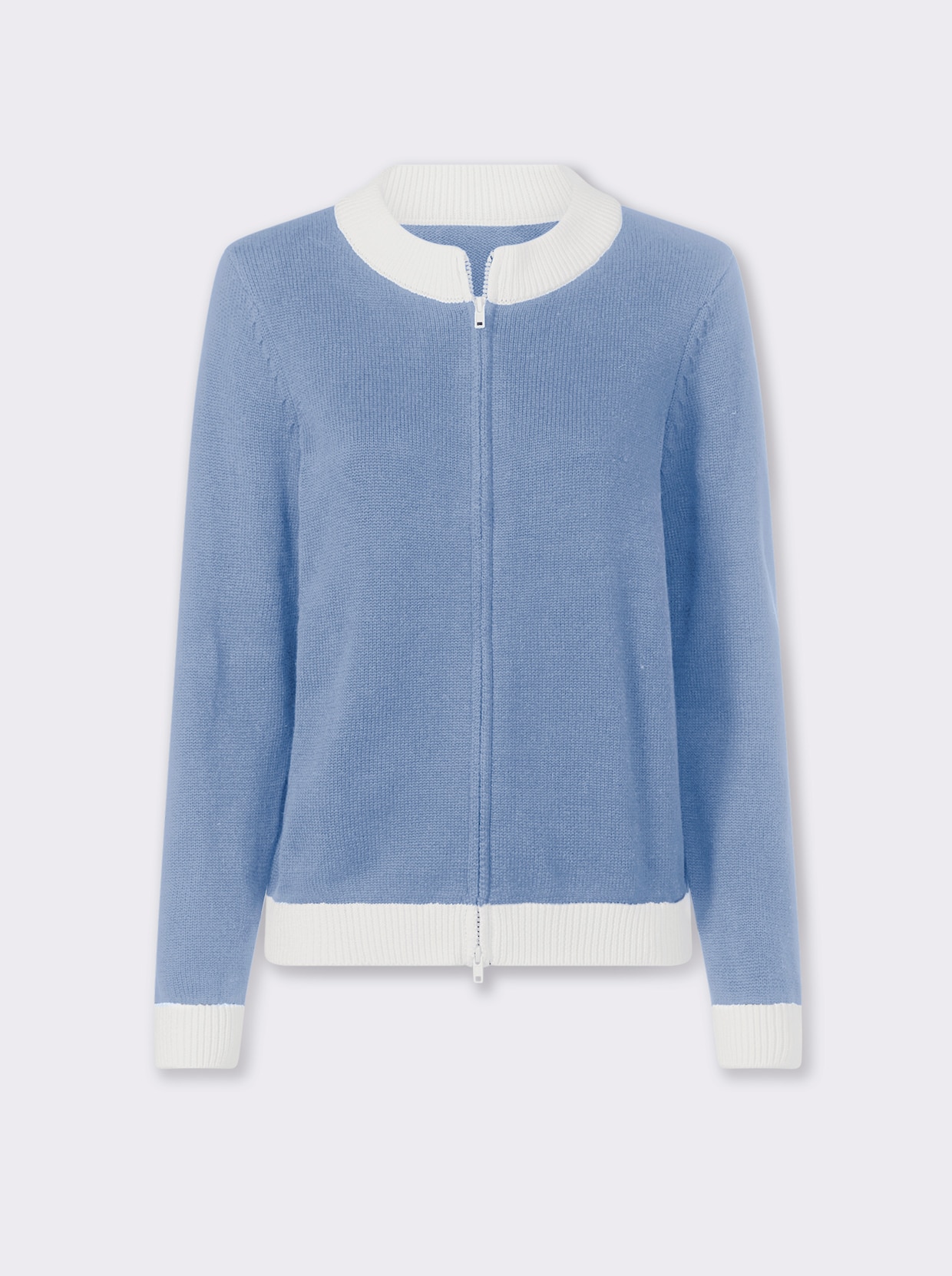 heine Strickjacke - bleu-ecru