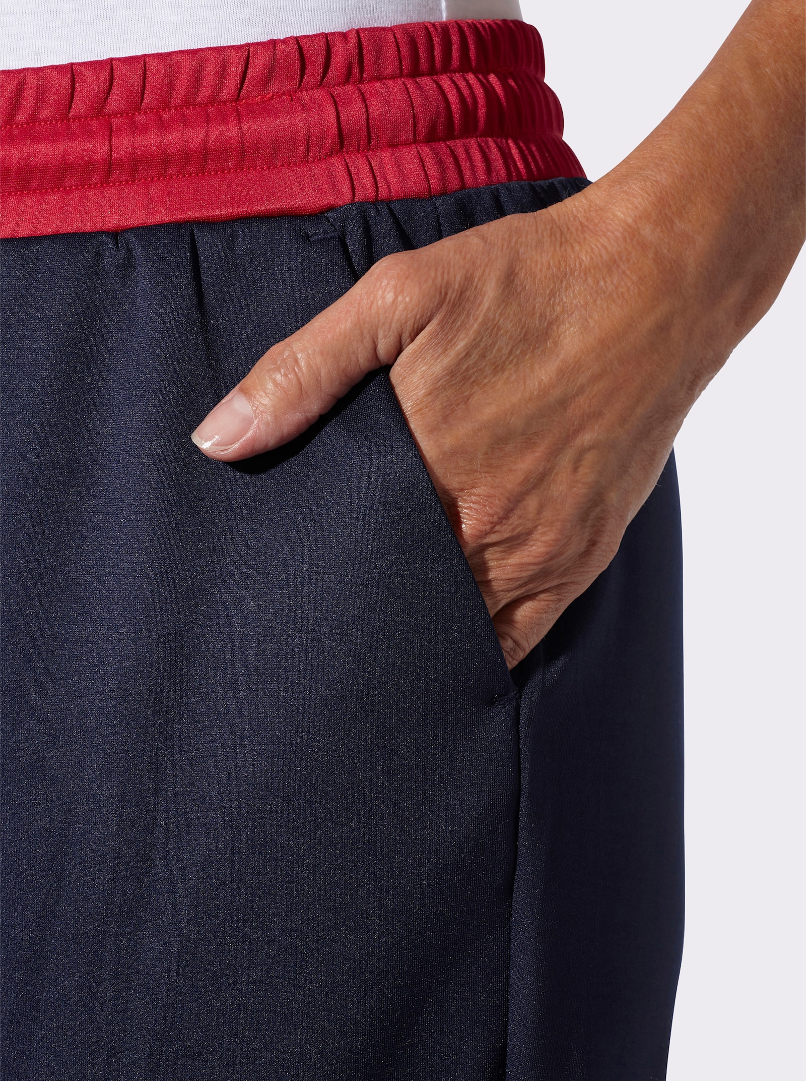 Sweathose mit Rundum-Dehnbund - marine