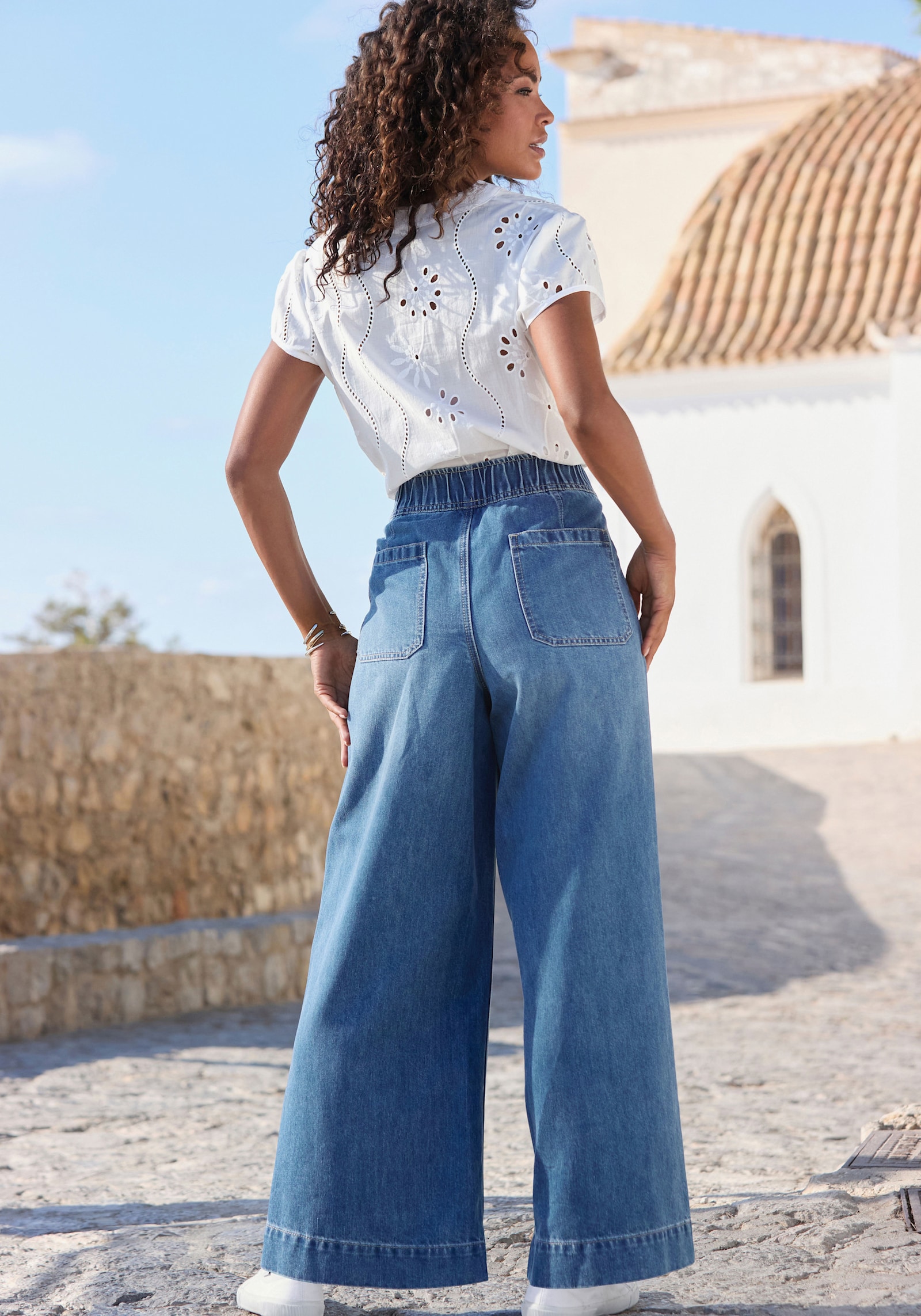 Buffalo Schlupfhose - blau