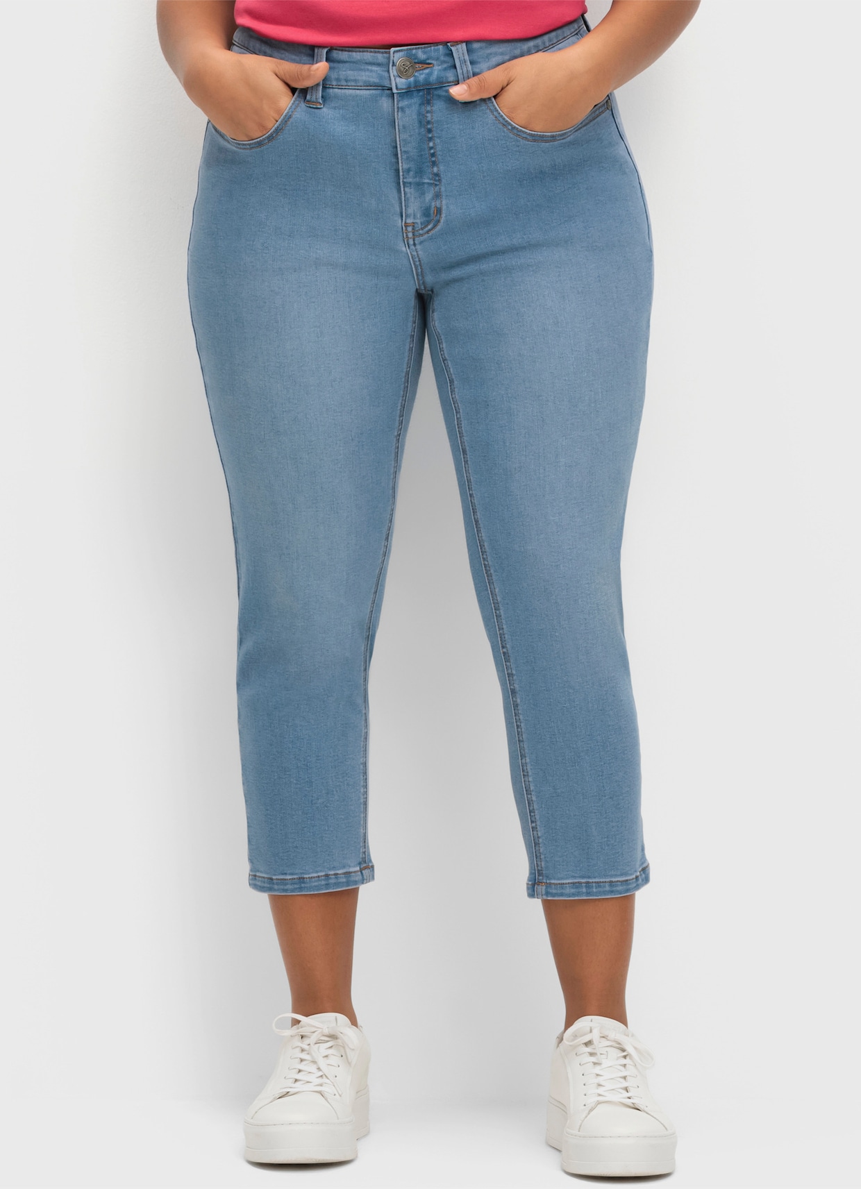 sheego 7/8-Jeans - blue denim