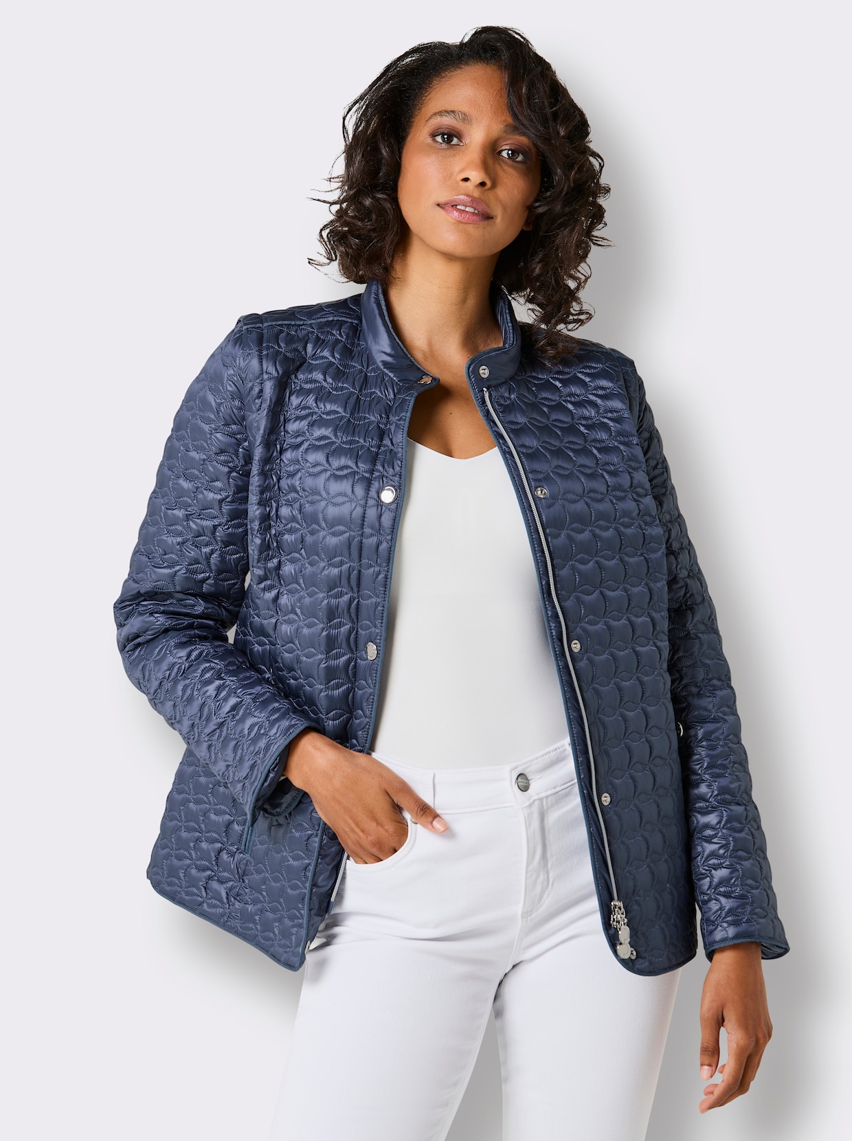 CREATION L PREMIUM Leichtdaunenjacke - rauchblau