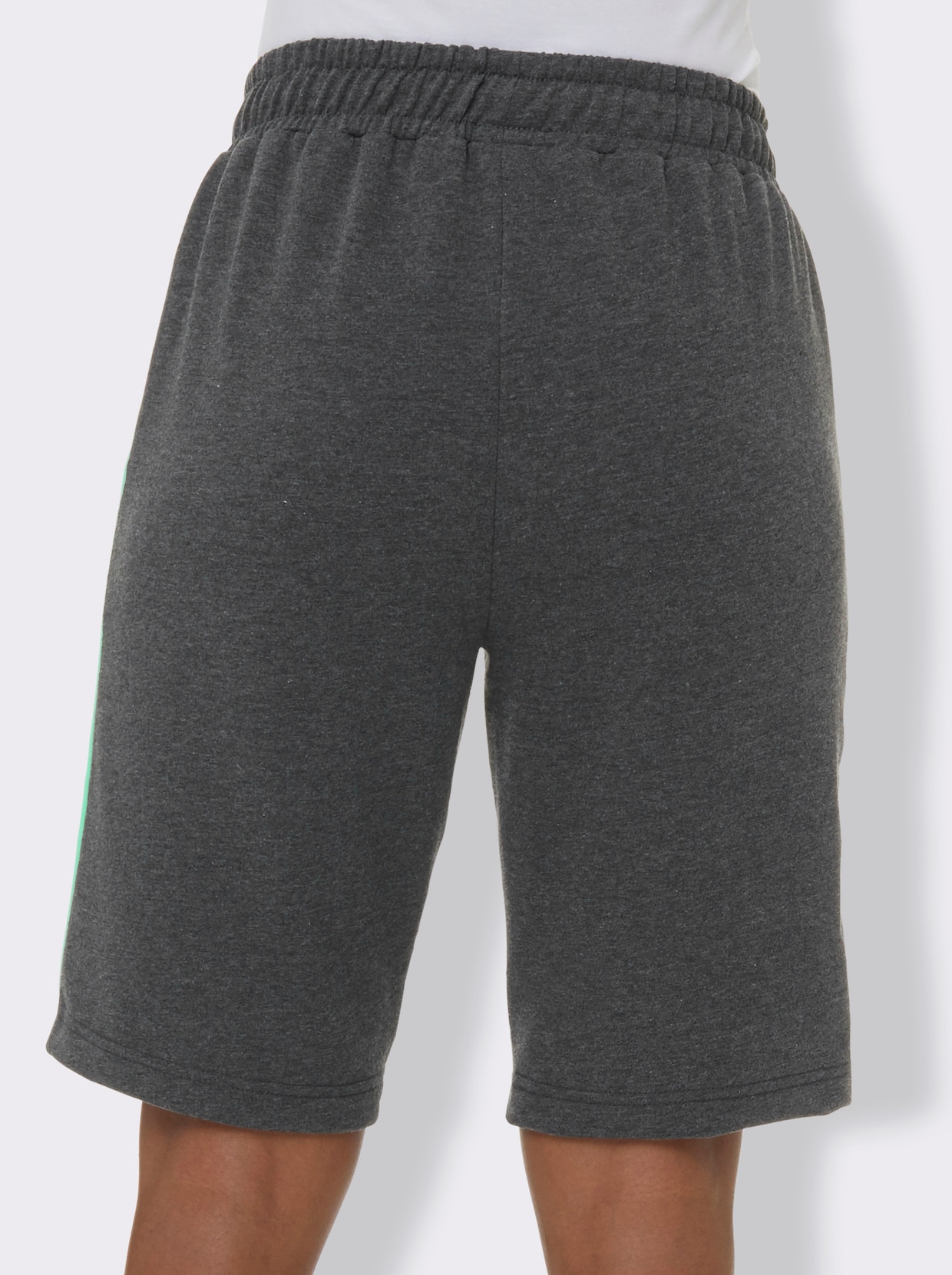 feel good Bermudas - schwarz + grau-meliert