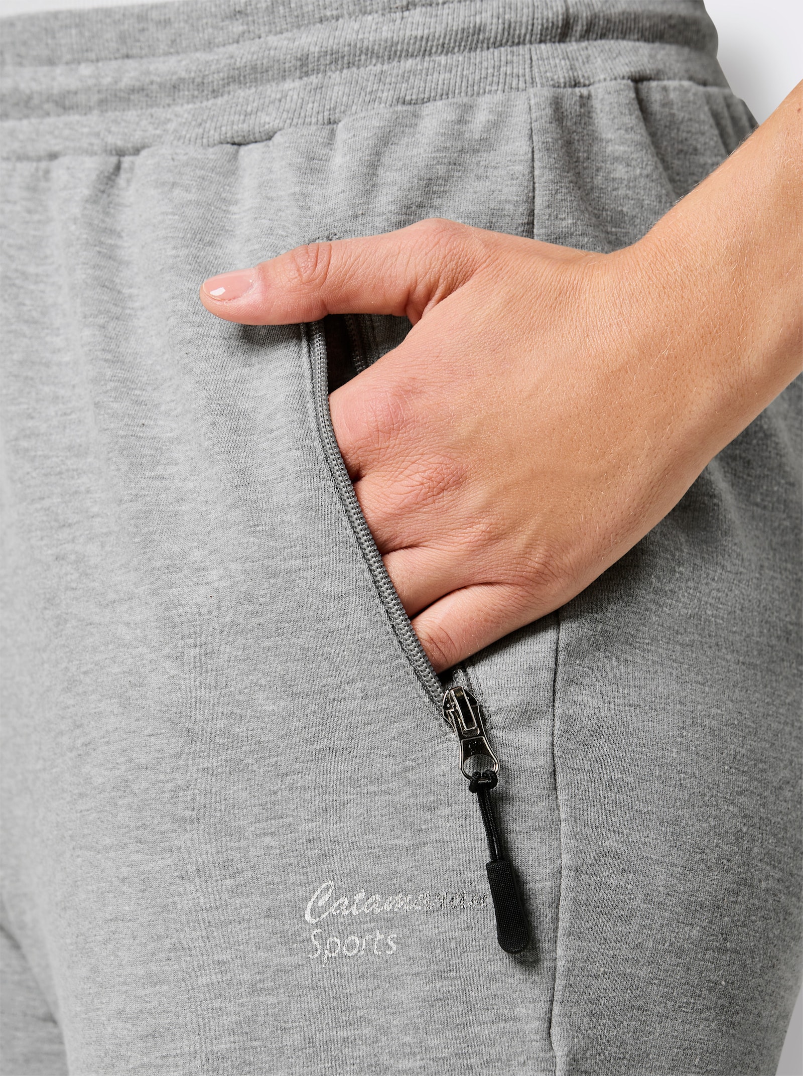 Catamaran Sports Freizeithose mit weitenregulierbarem Rundum-Dehnbund - grau-meliert