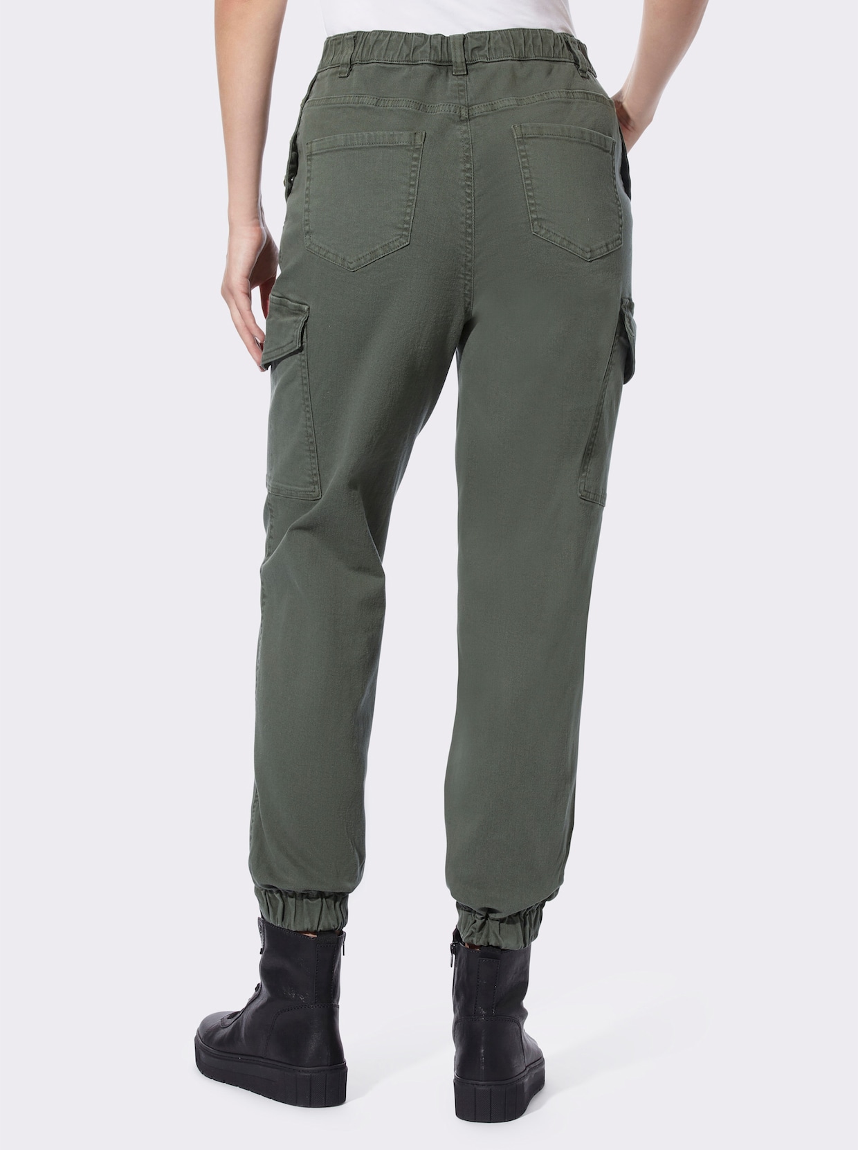 heine Pantalon cargo - kaki
