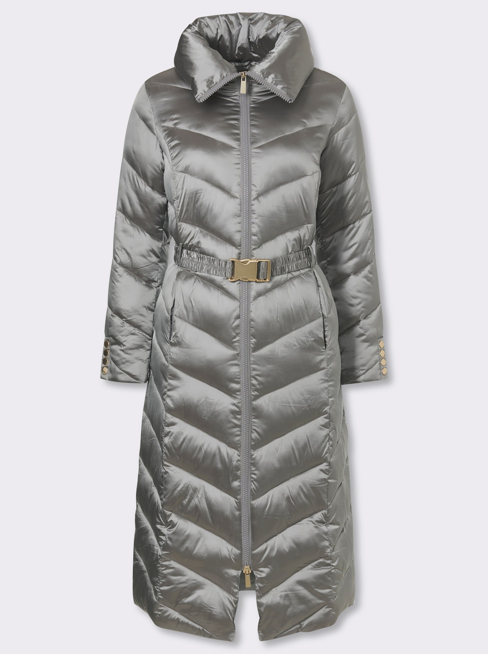 heine Wintermantel in schimmernder Qualität - grau