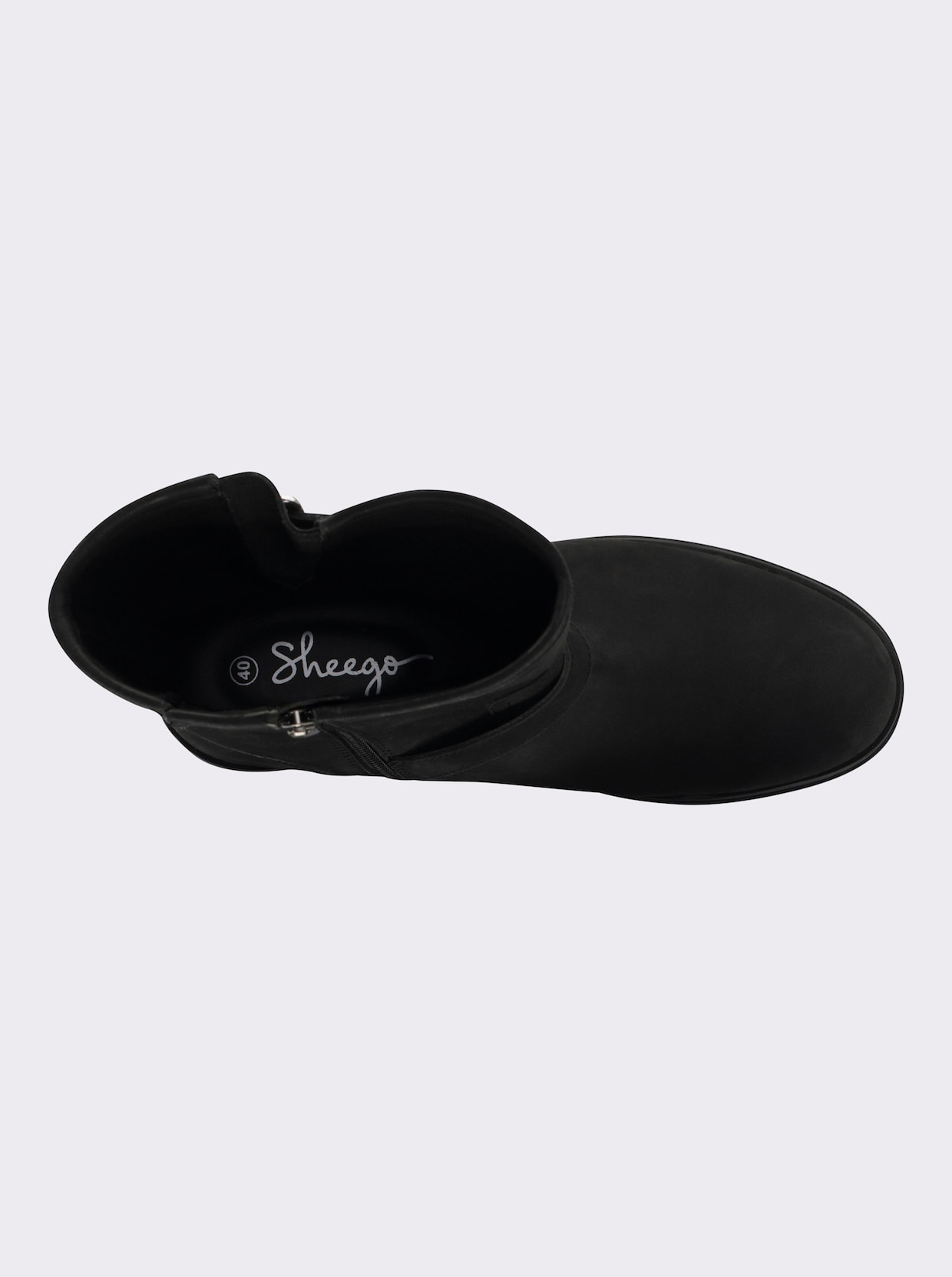 sheego Bikerboots - schwarz