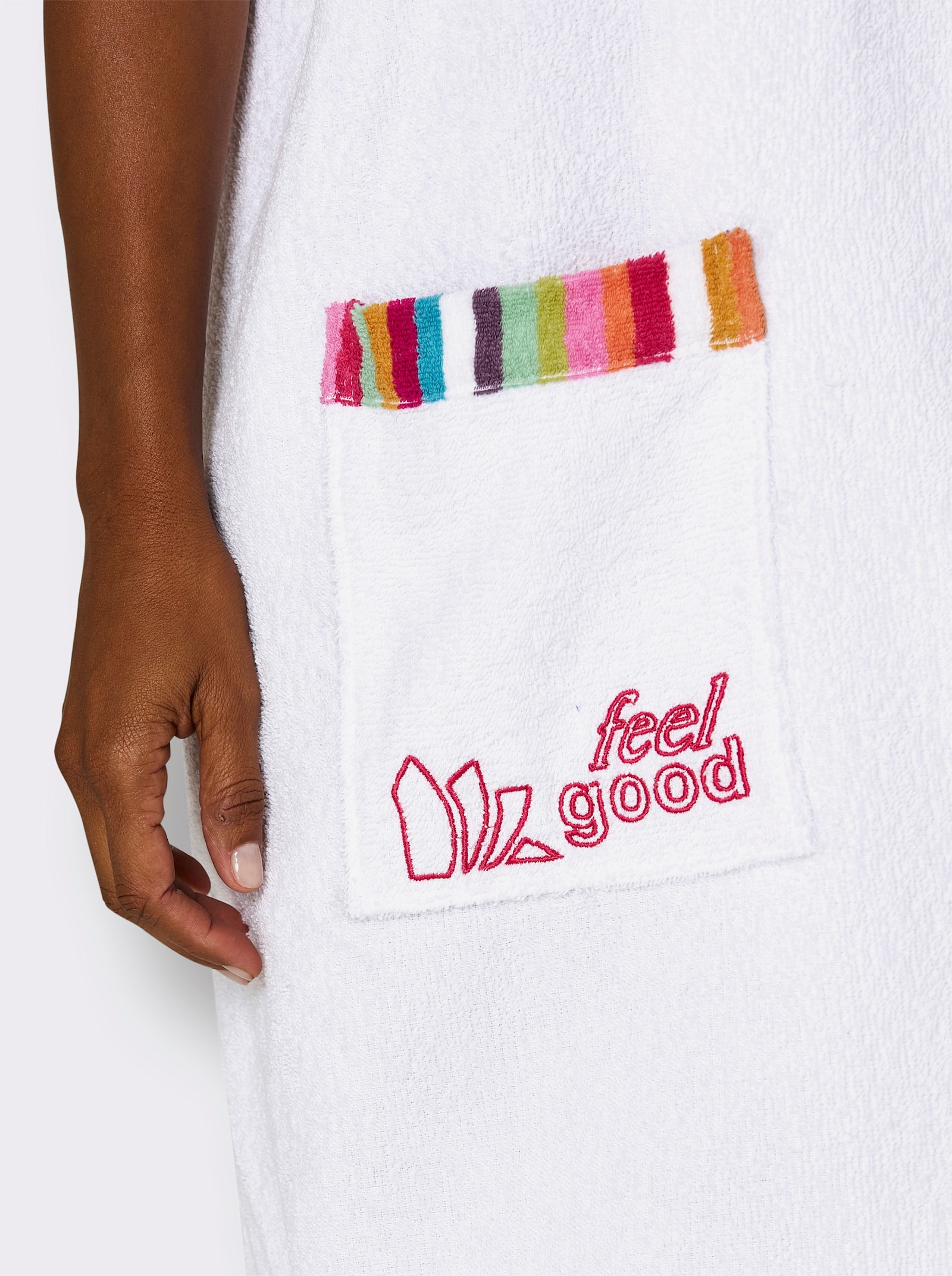 Serviette de sauna - blanc