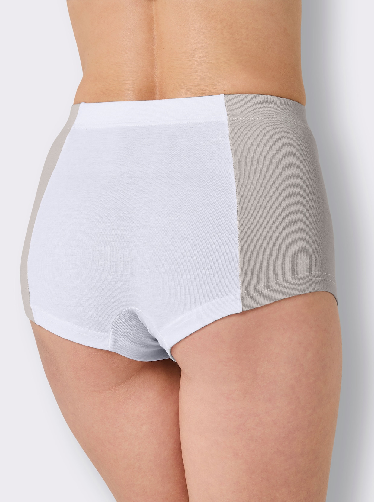 wäschepur Panty - weiß-hellgrau