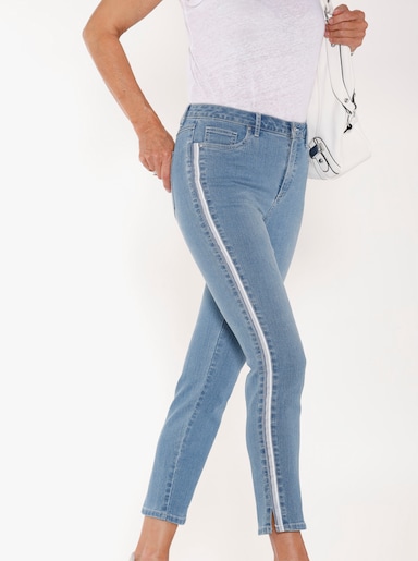 Ankle jeans - blue-bleached