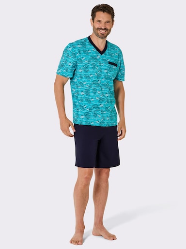 wäschepur men Shortys im preiswerten Doppelpack - türkis + marine