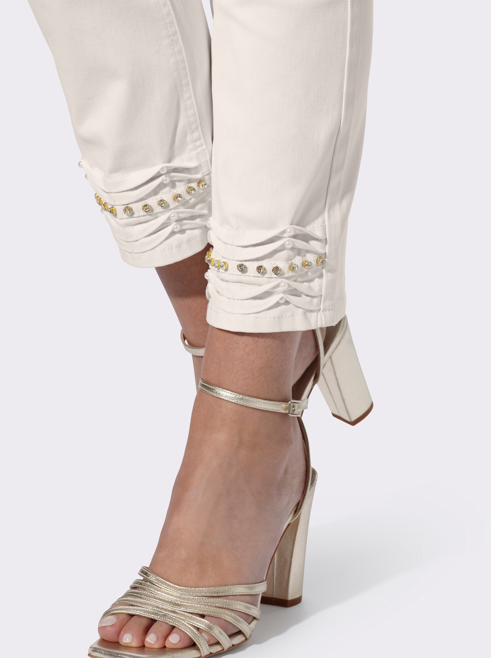 heine Push-up-Jeans in 7/8-Länge - ecru