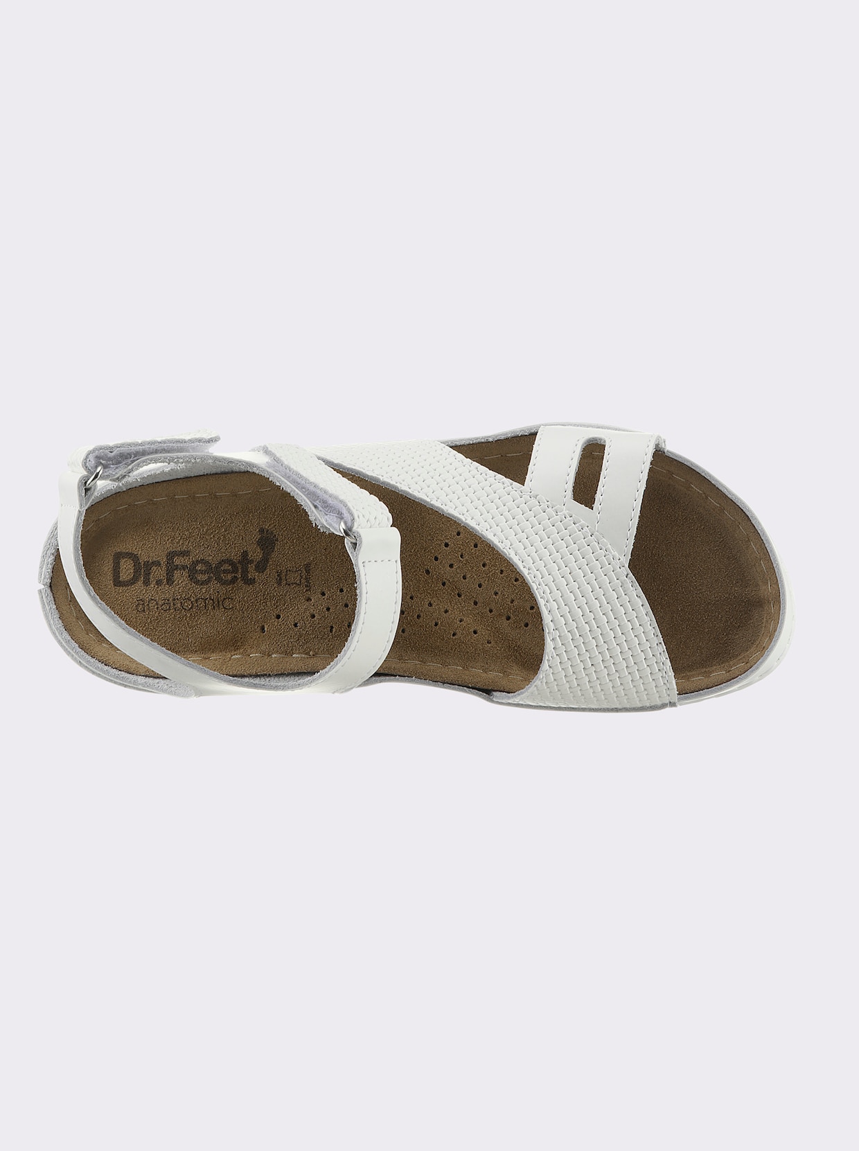 Dr. Feet Sandalen - wit