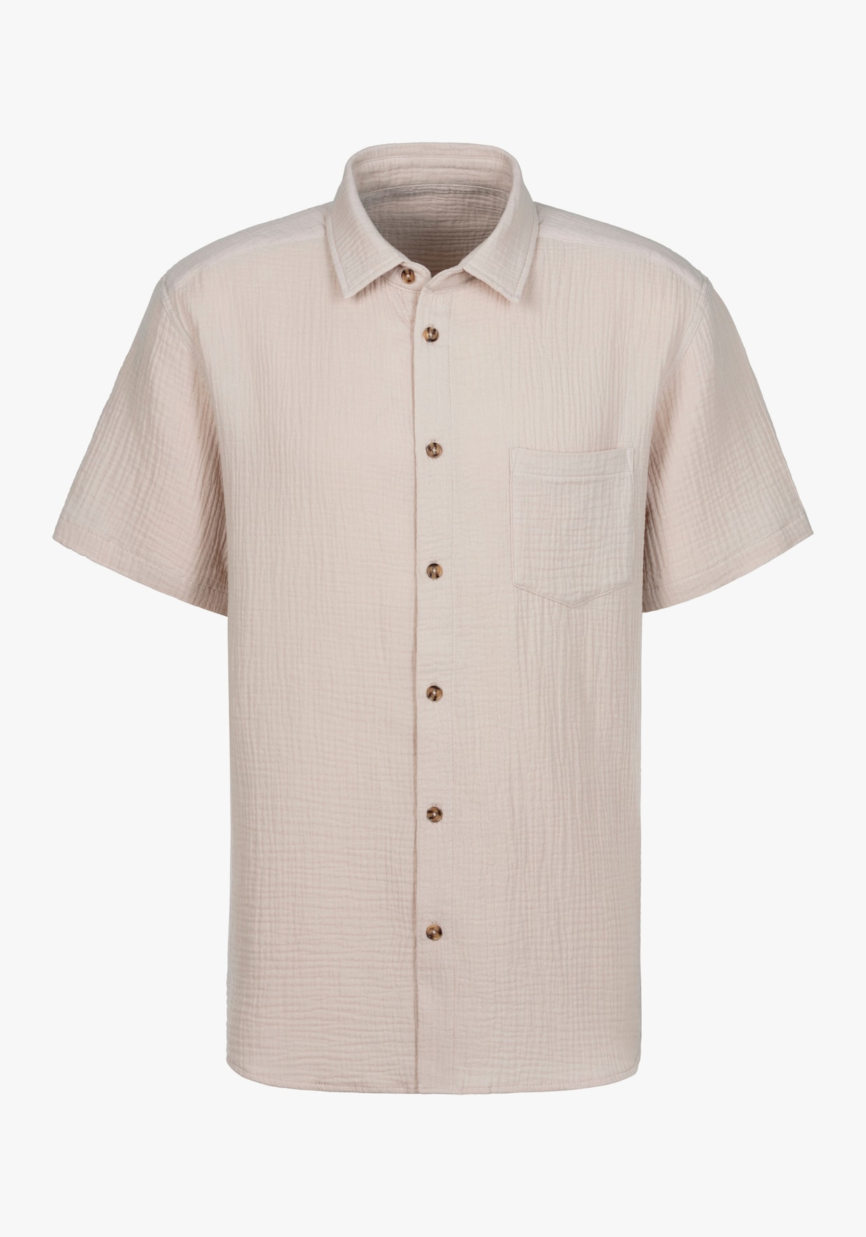 Beachtime Overhemd met korte mouwen - beige