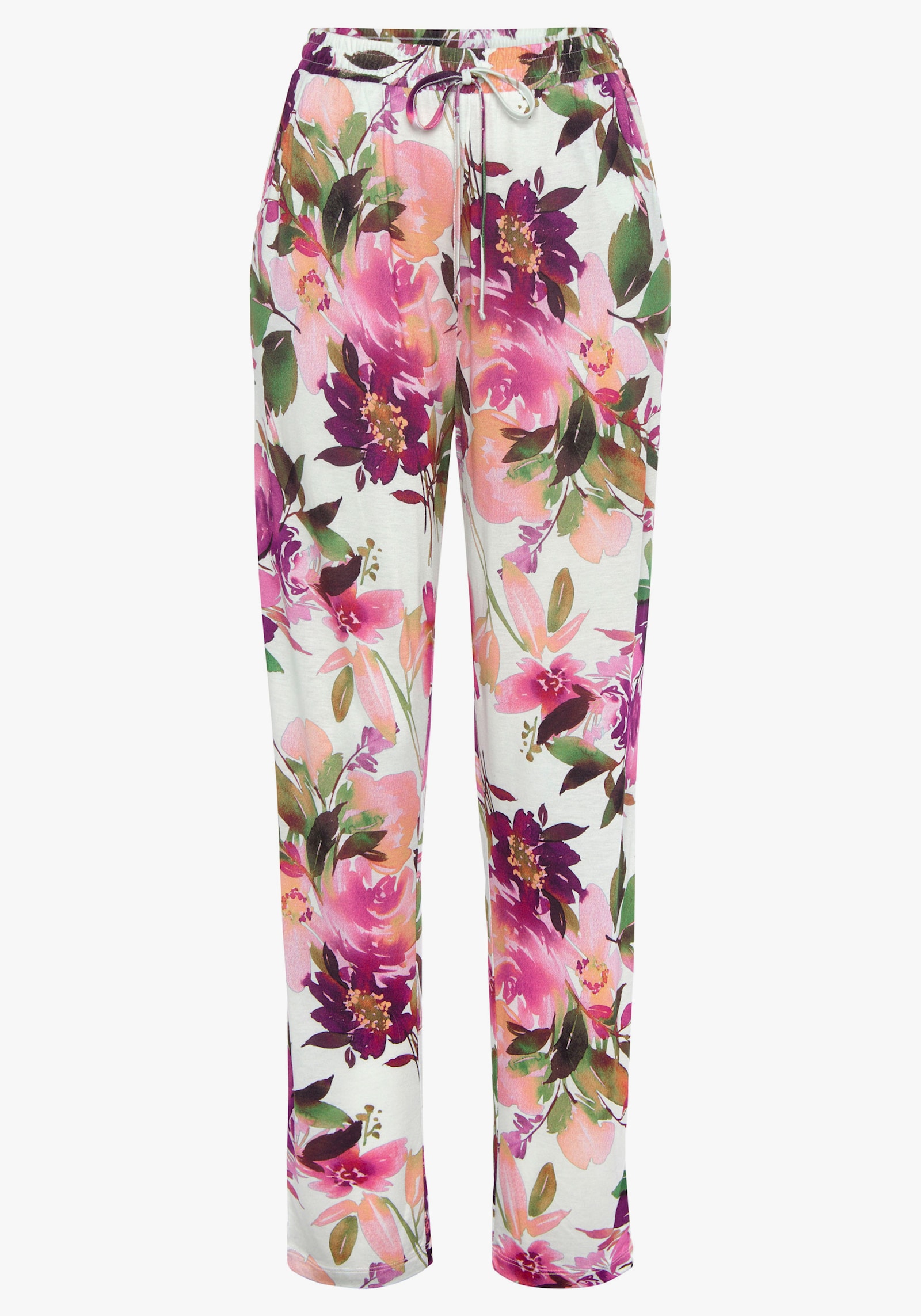 Beachtime Jerseybroek - wit bedrukt