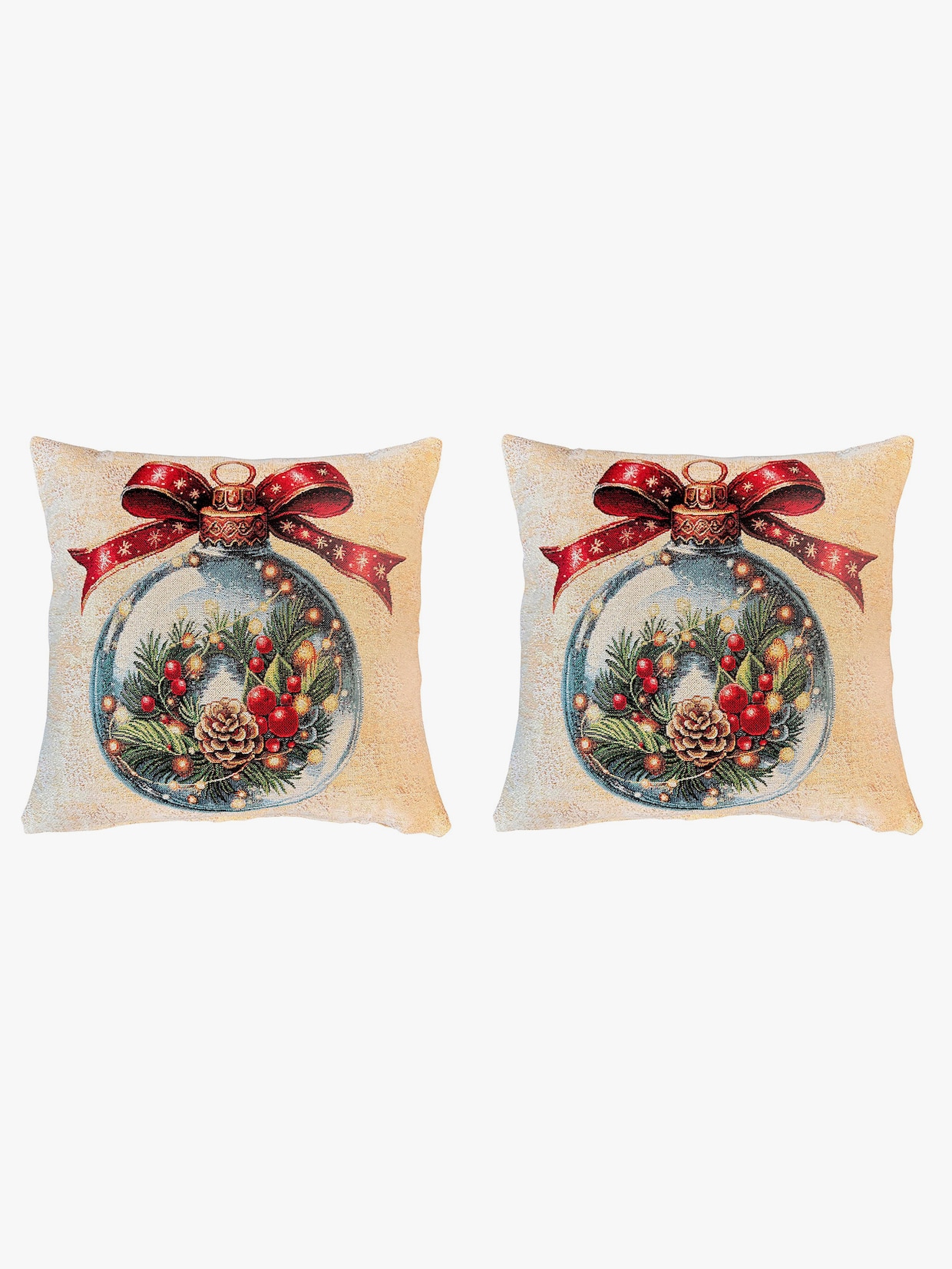 heine home Kissenhülle - natur-bunt