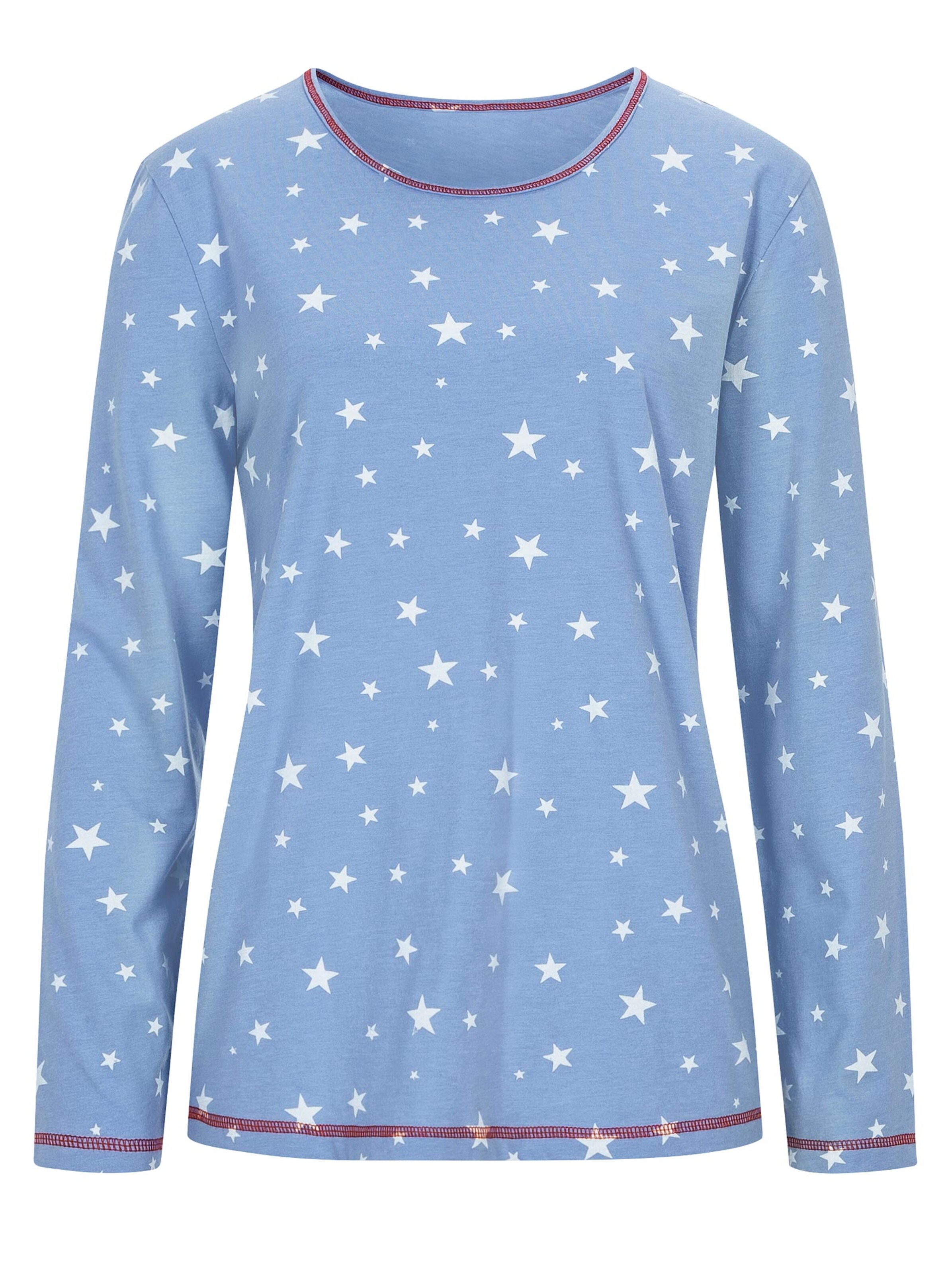 wäschepur Schlafanzüge - blau-bedruckt + blau
