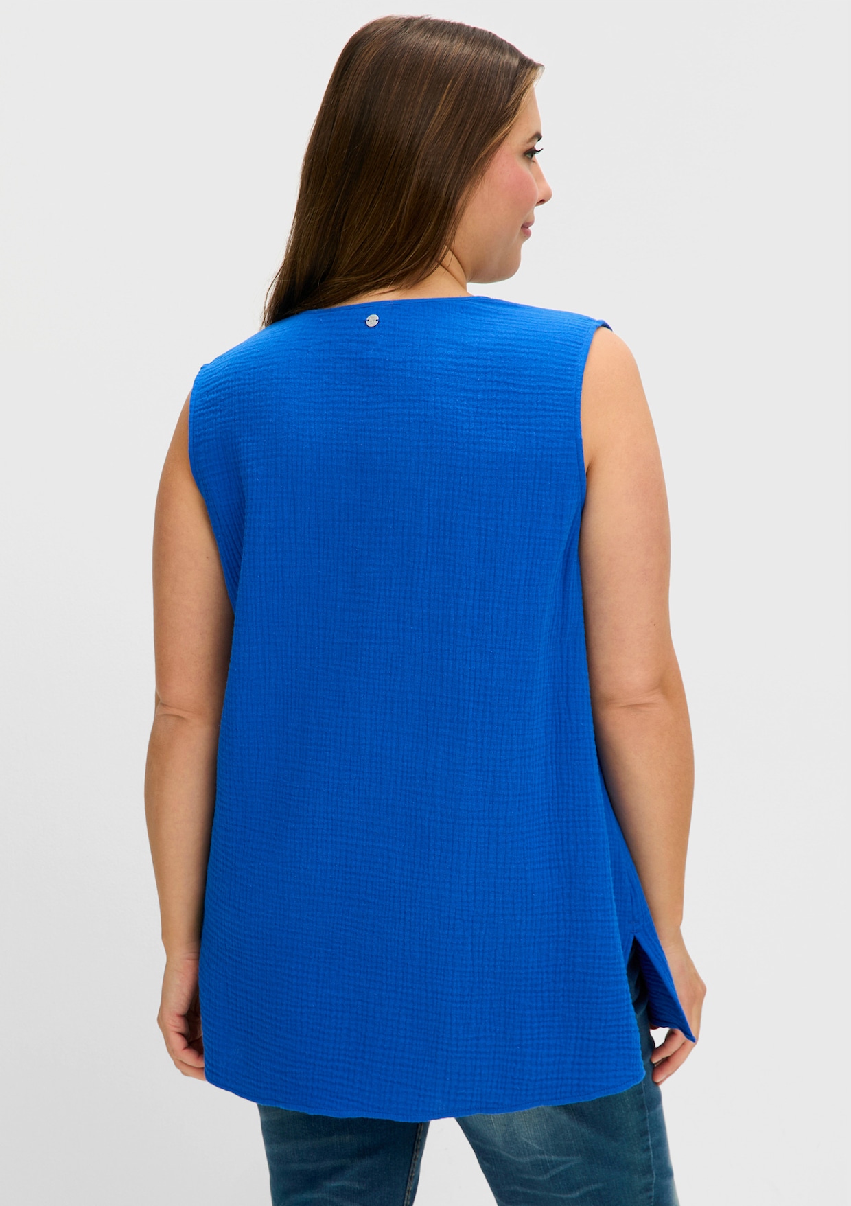 sheego Longtop - kobaltblau