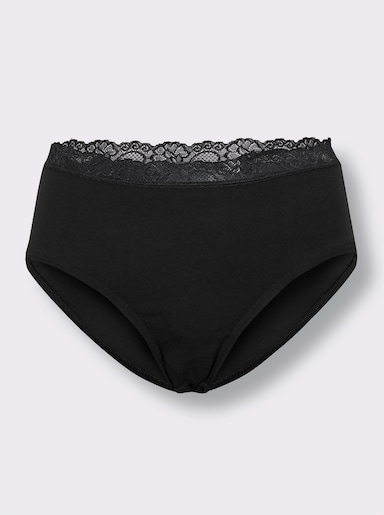 wäschepur Hüftslip - schwarz