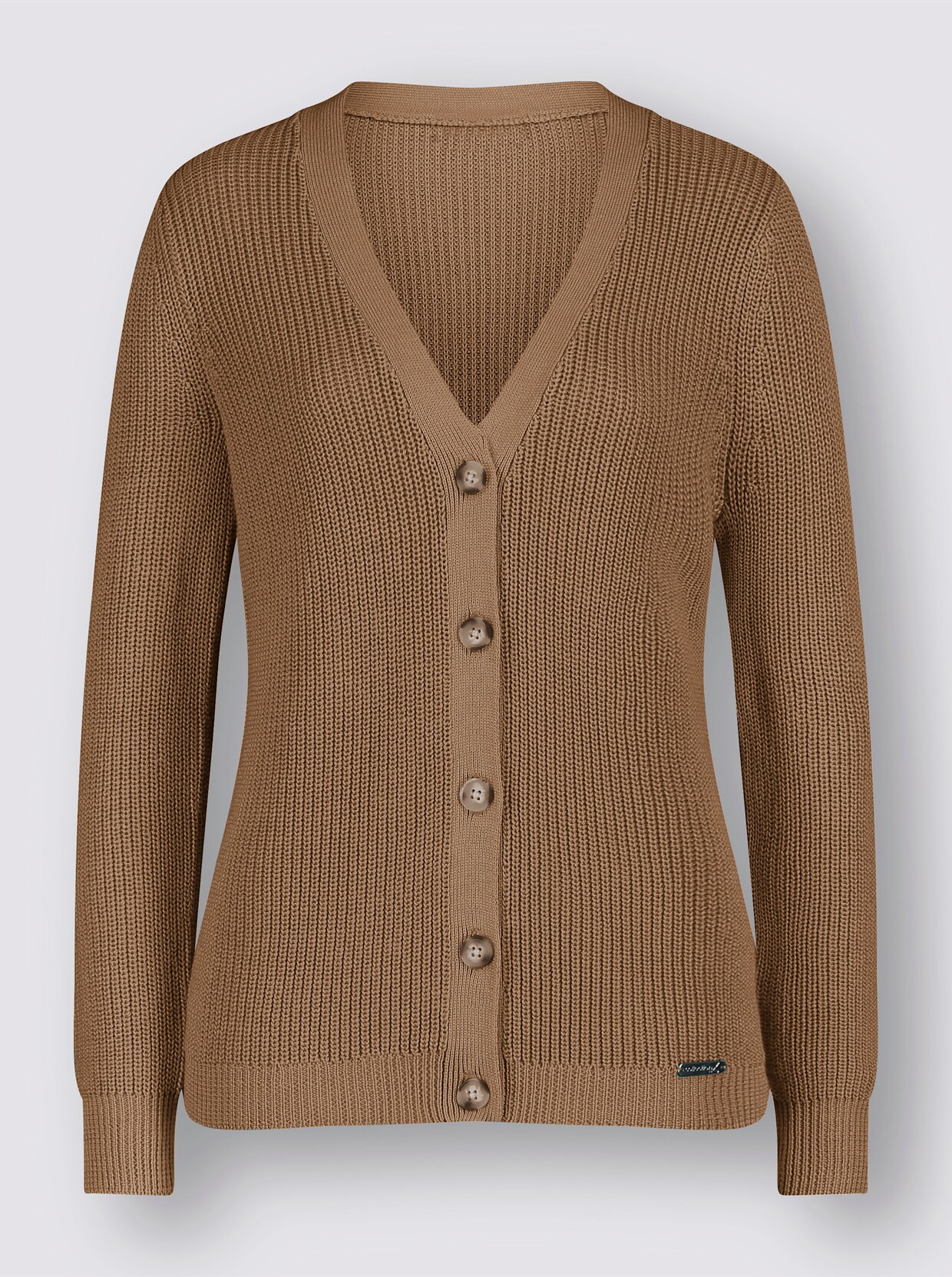 Strickjacke - camel