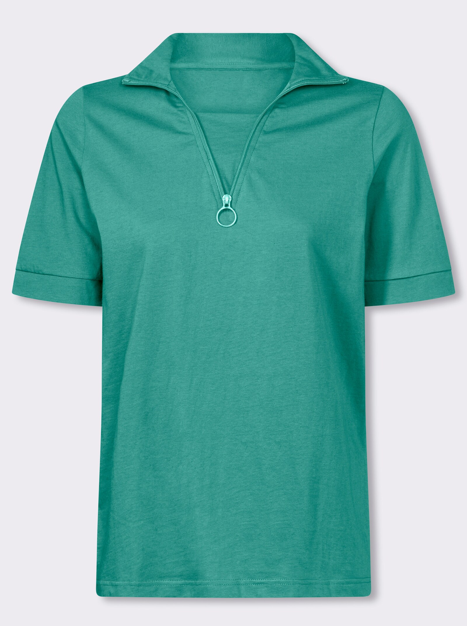 Poloshirt - smaragd