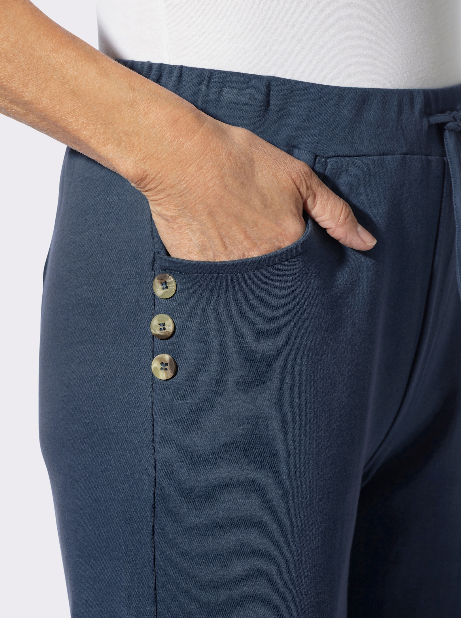 Schlupfhose in Interlock-Qualität - dunkelblau