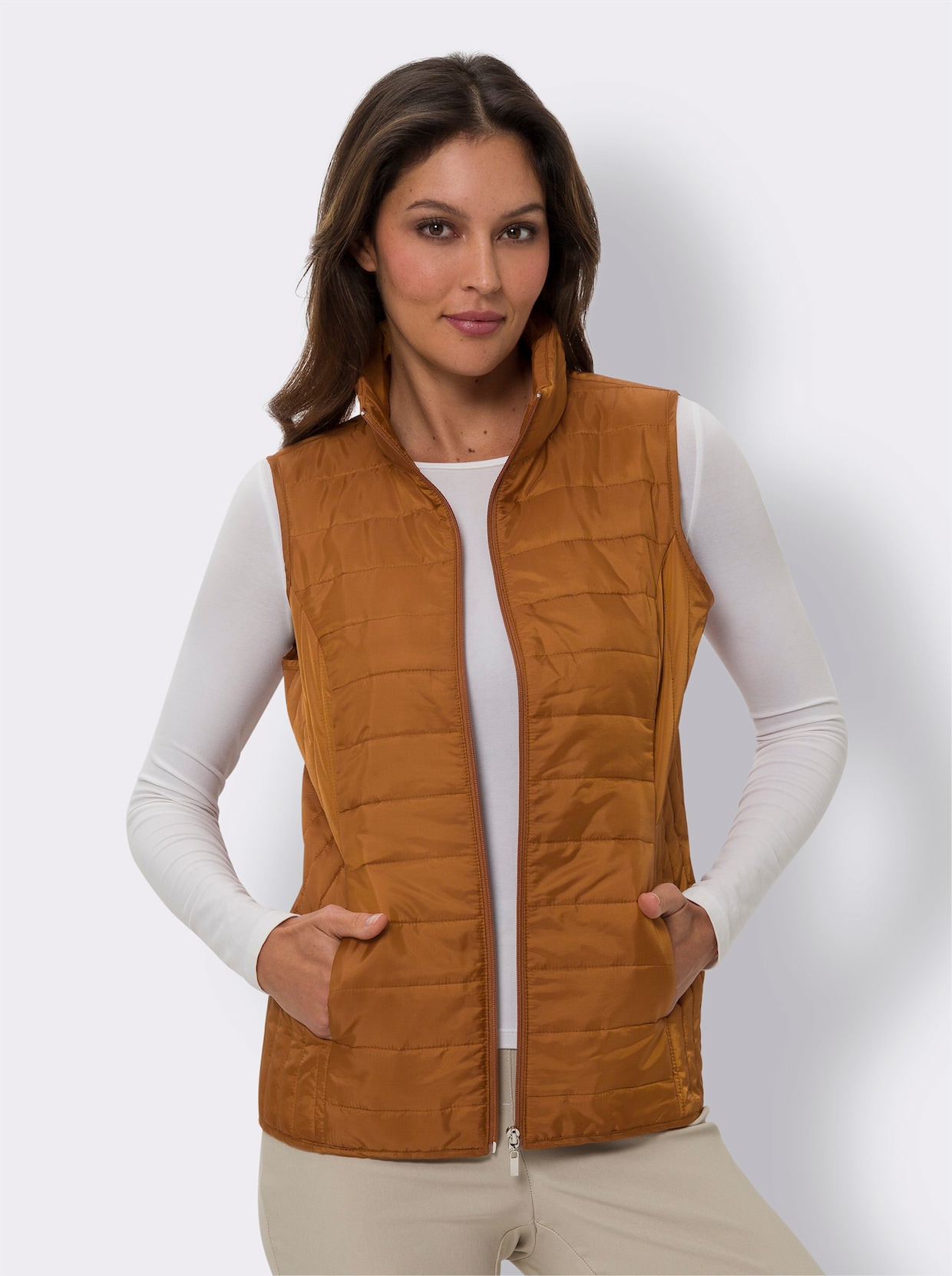 Bodywarmer - cognac