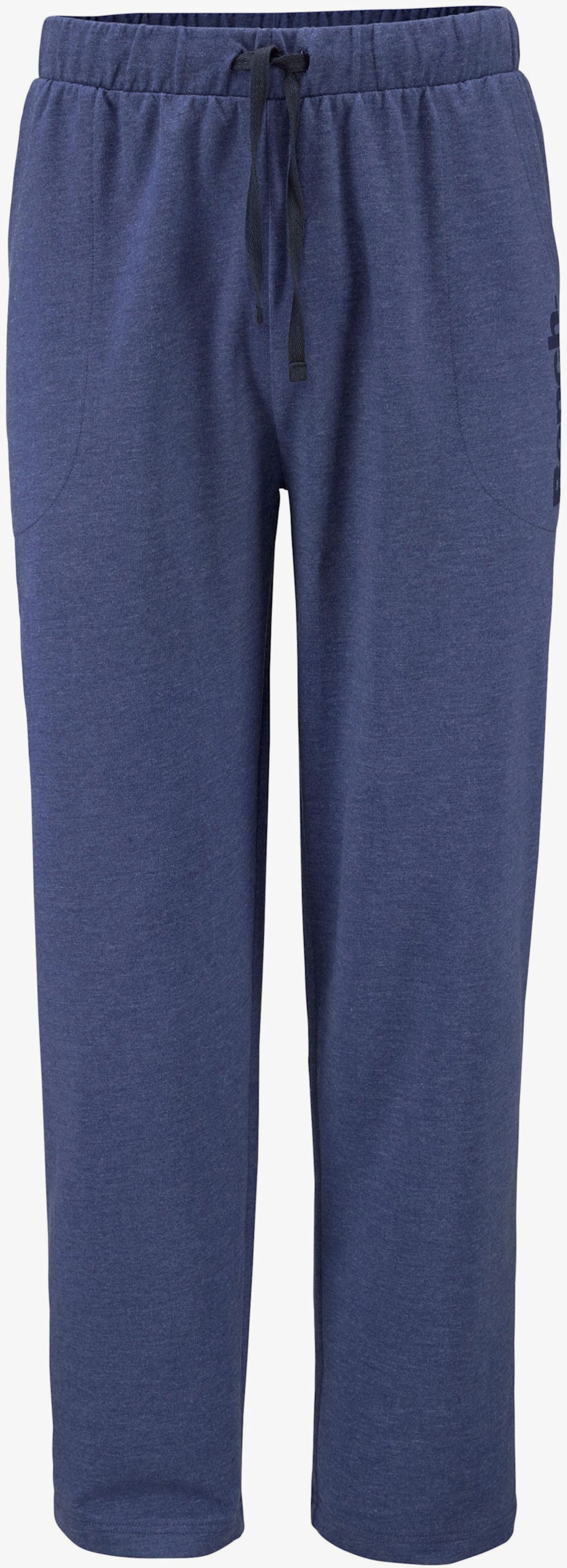 Relaxhose - blau-meliert