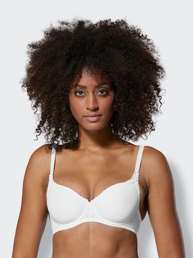 Viania T-Shirt-BH mit Bügel mit Spacer-Cups - weiß