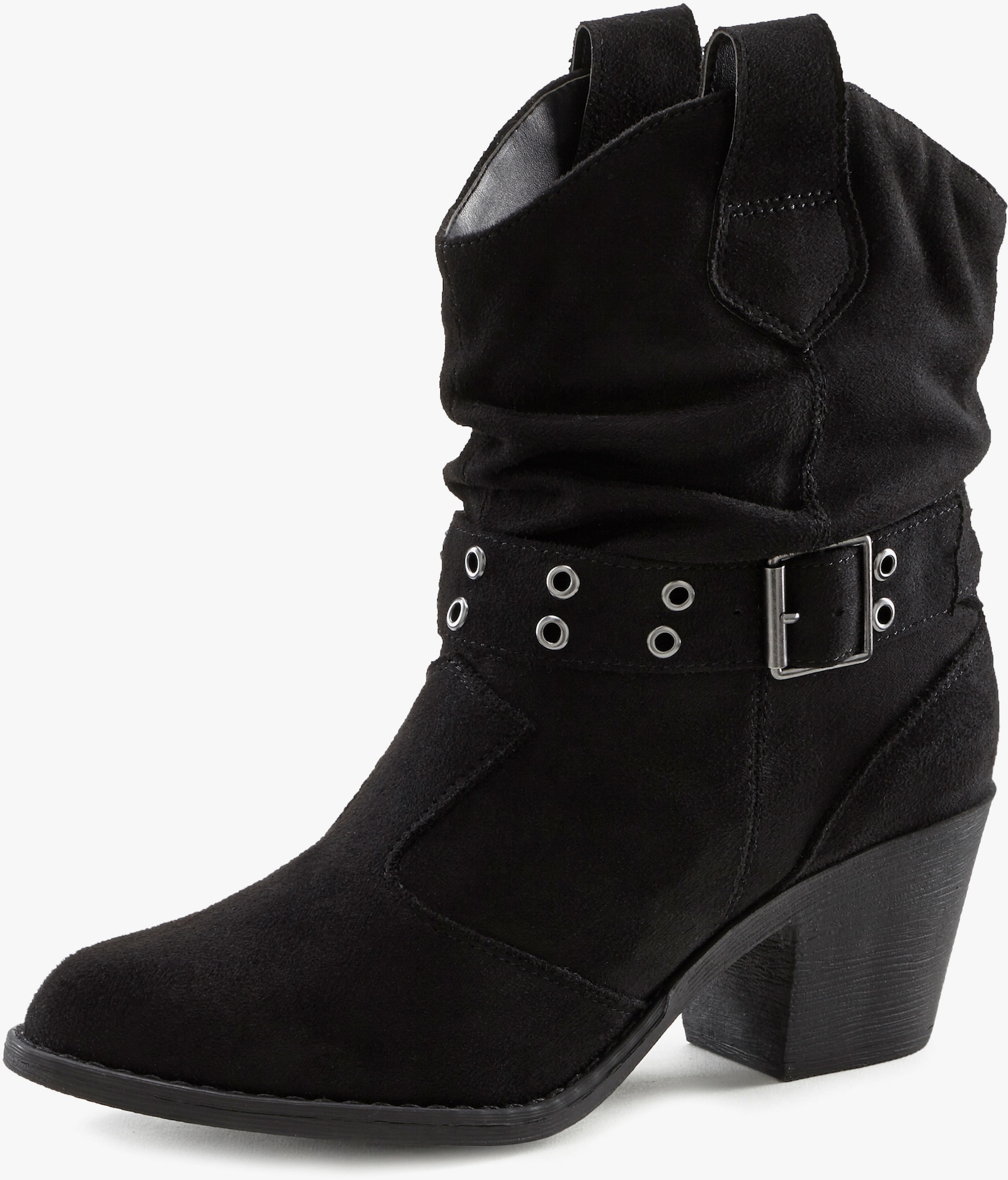 LASCANA Cowboy Stiefelette - schwarz