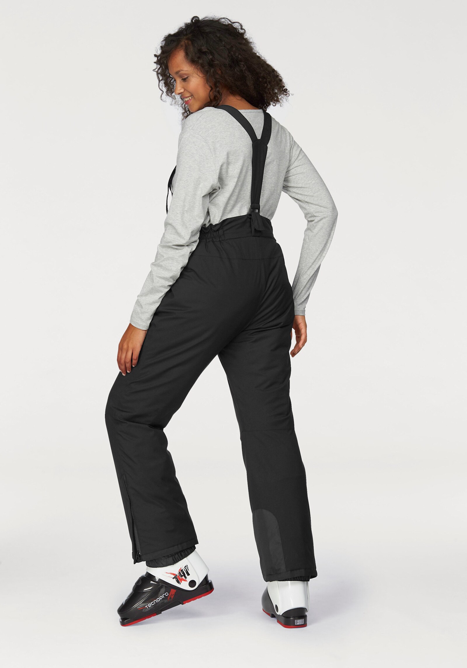 Polarino Skihose - schwarz (skihose aus beständigem material)